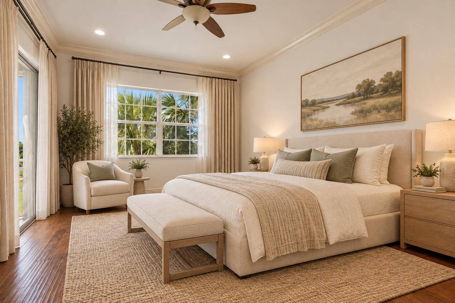 **DISCLAIMER:** photo has been digitally enhanced and virtually staged Images are for illustrative purposes only. Furnishings and accessories shown are not included in the sale.