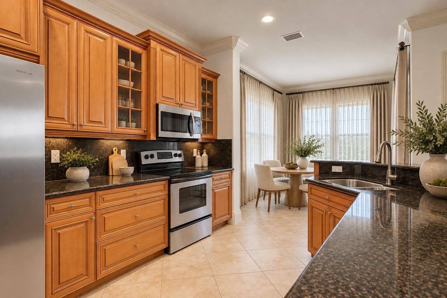**DISCLAIMER:** photo has been digitally enhanced and virtually staged Images are for illustrative purposes only. Furnishings and accessories shown are not included in the sale.
