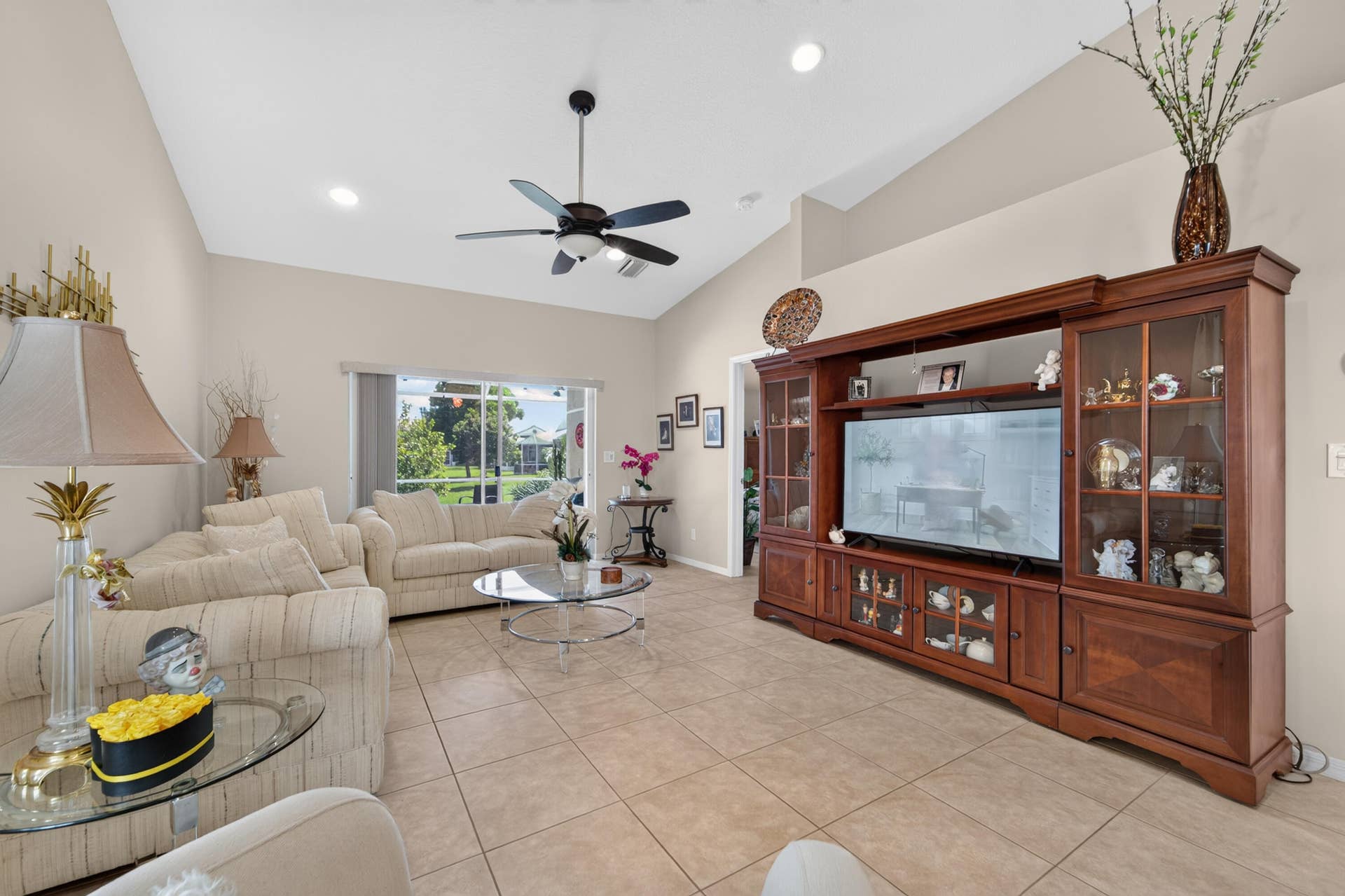 8116 Cormyour Way, Boynton Beach, FL 33472 Sliding door to eastern exposure large cool patio overlooking the pond and wildlife year round.