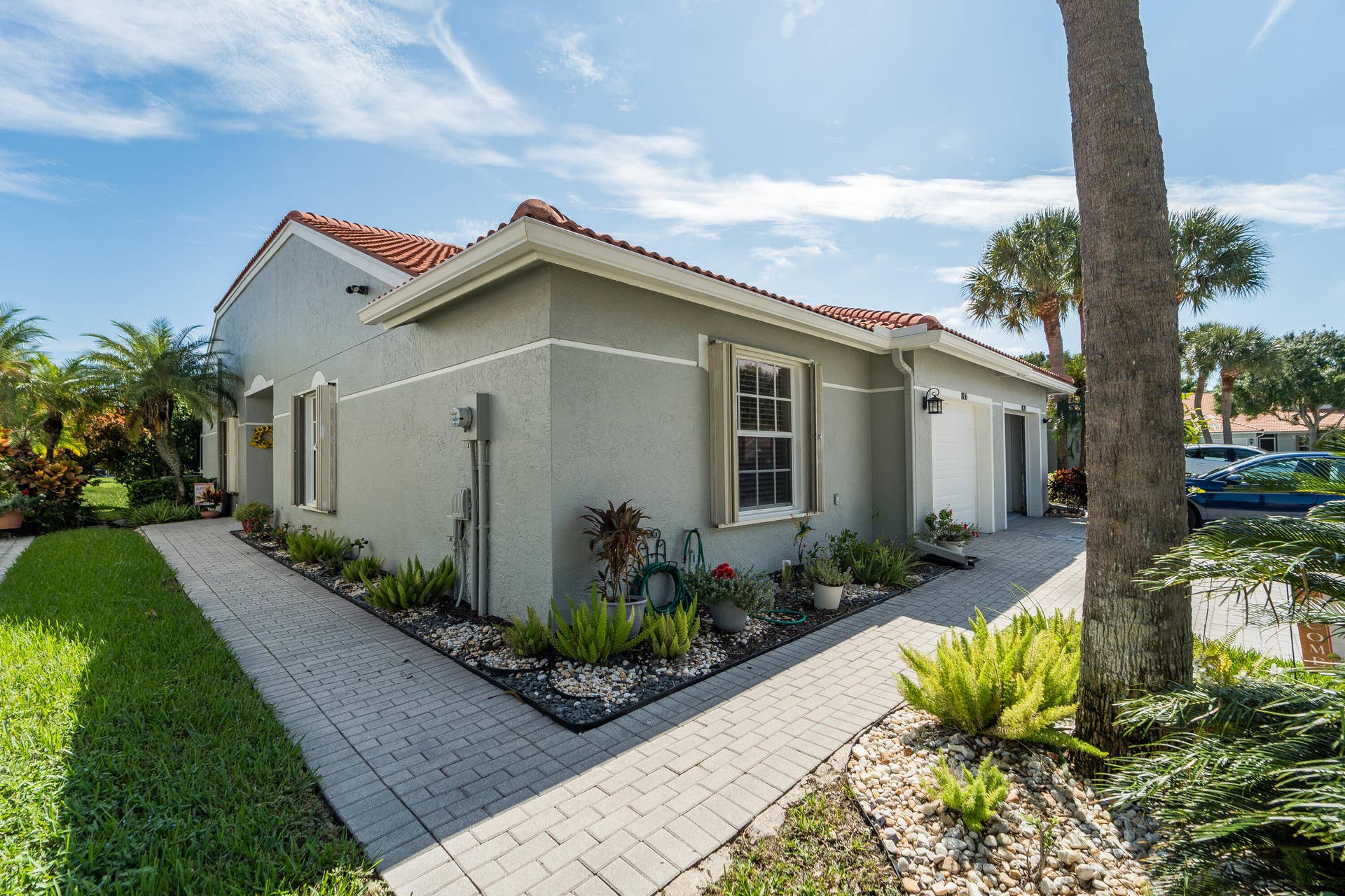 8116 Cormyour Way, Boynton Beach, FL 33472 Brick paver side entrance