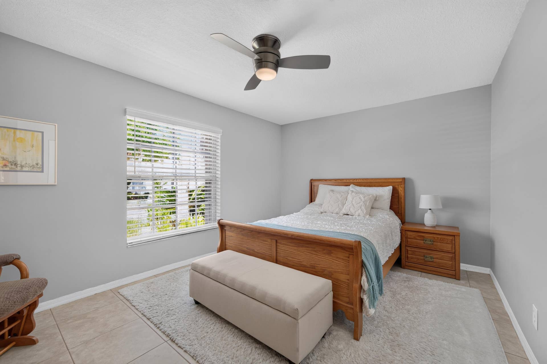 8116 Cormyour Way, Boynton Beach, FL 33472 Large Second bedroom, with ceiling fan and large closet.