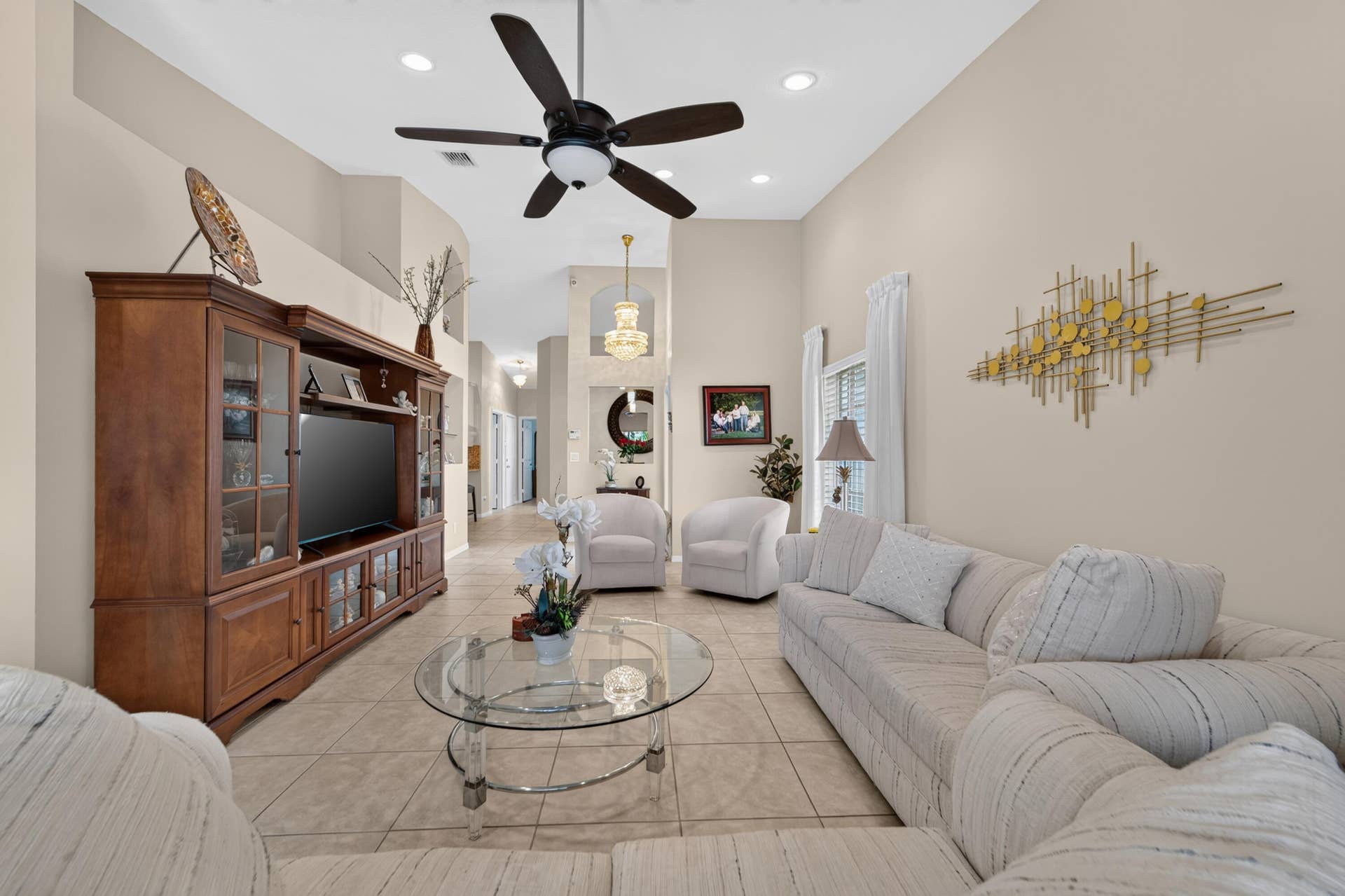 8116 Cormyour Way, Boynton Beach, FL 33472 Plenty of space for large tv or cabinet, plenty of seating for all.