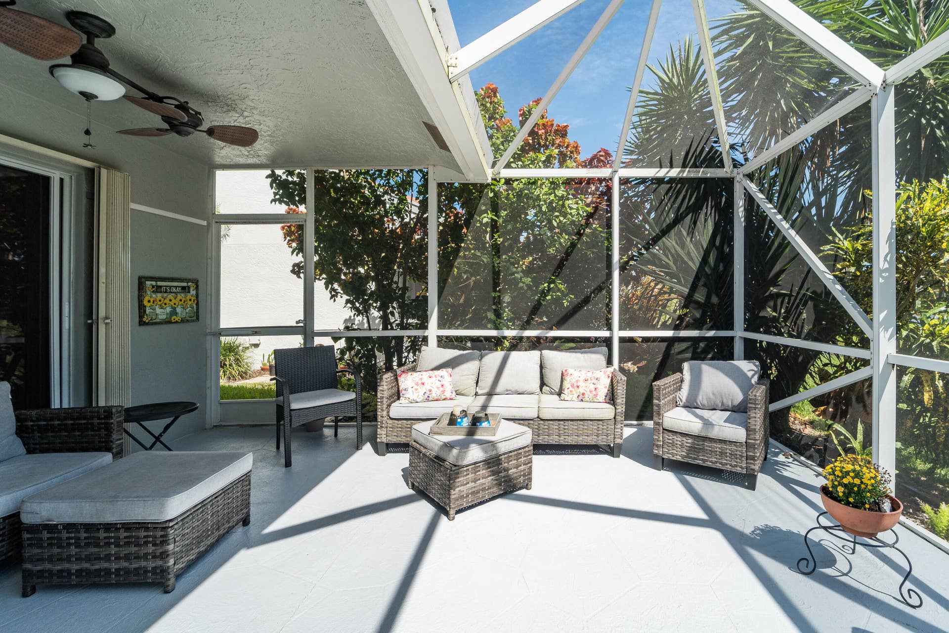 8116 Cormyour Way, Boynton Beach, FL 33472 Plenty of seating on the patio, have a garden or grilling time.