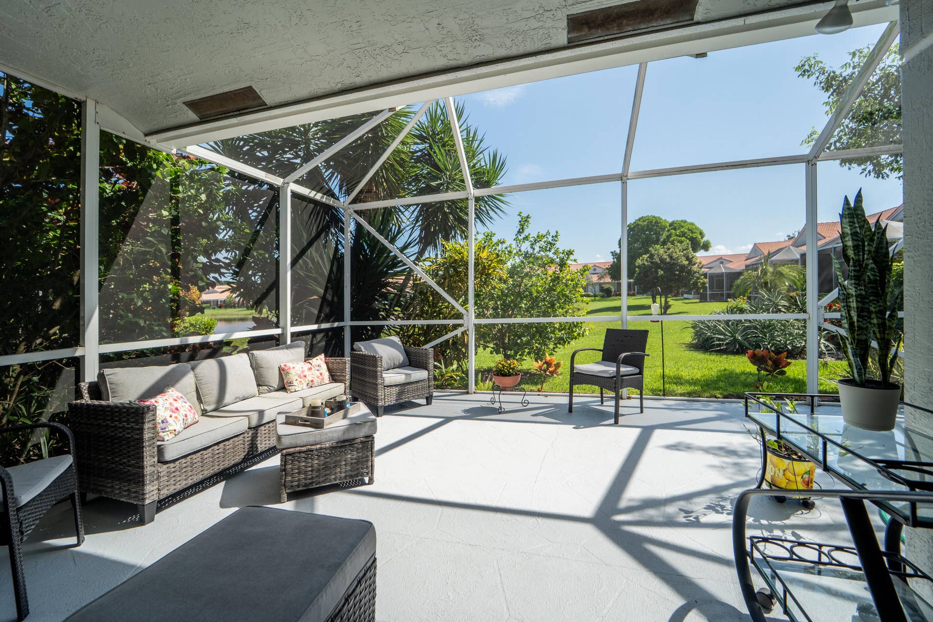 8116 Cormyour Way, Boynton Beach, FL 33472 Lights, ceiling fan, and electric on the patio.