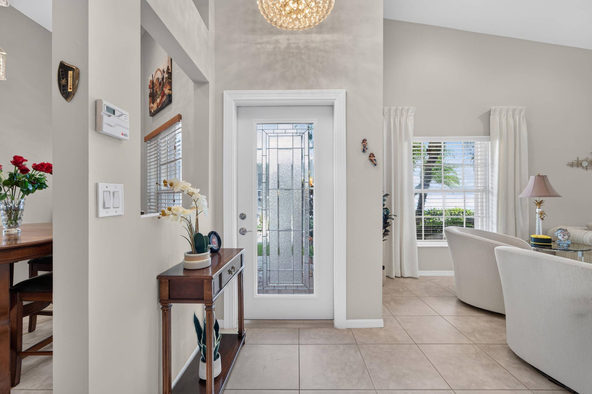 8116 Cormyour Way, Boynton Beach, FL 33472 Side private glass edged door entrance, all ceramic floors throughout