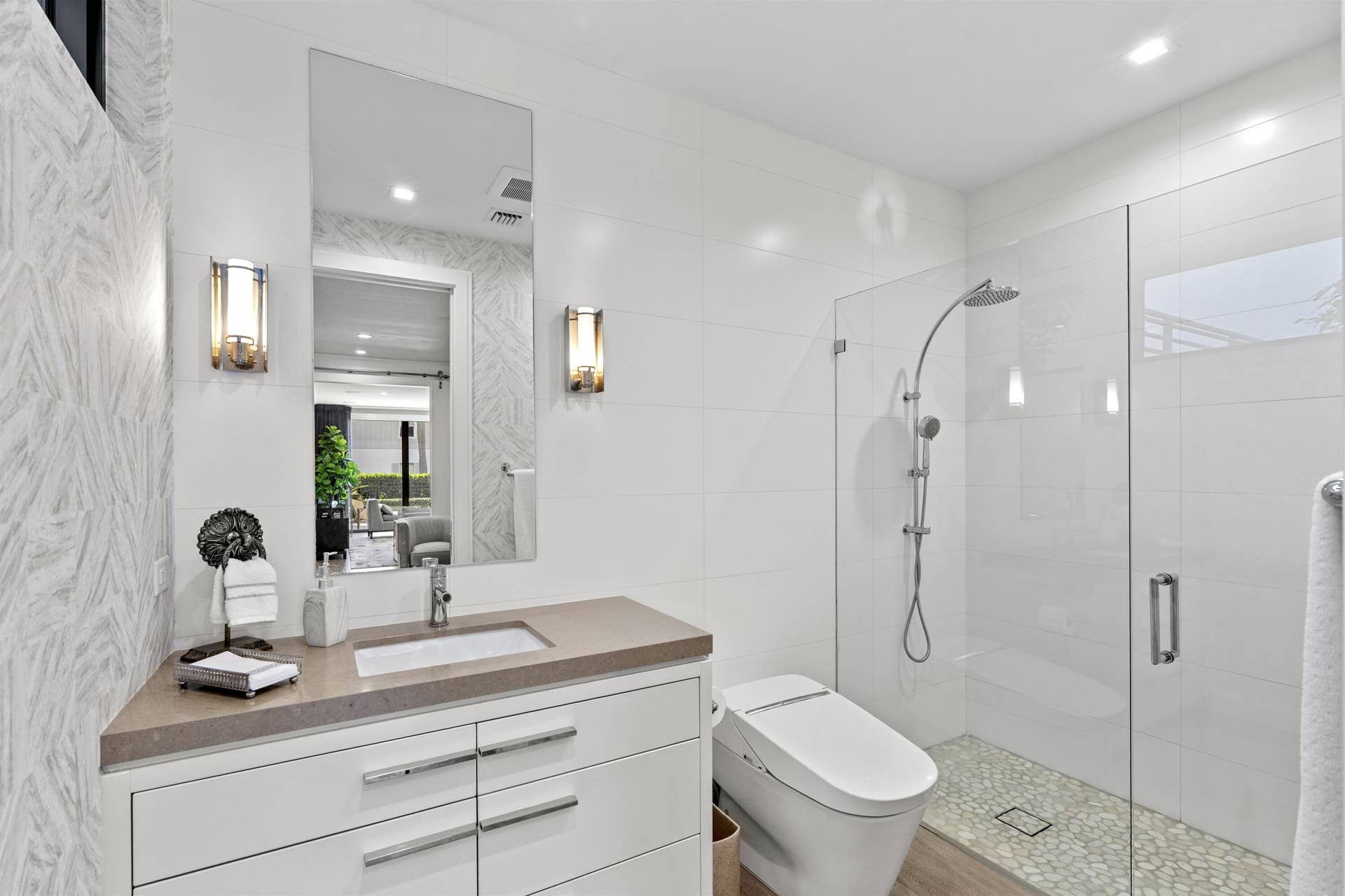 Complete with Neorest Toto toilet