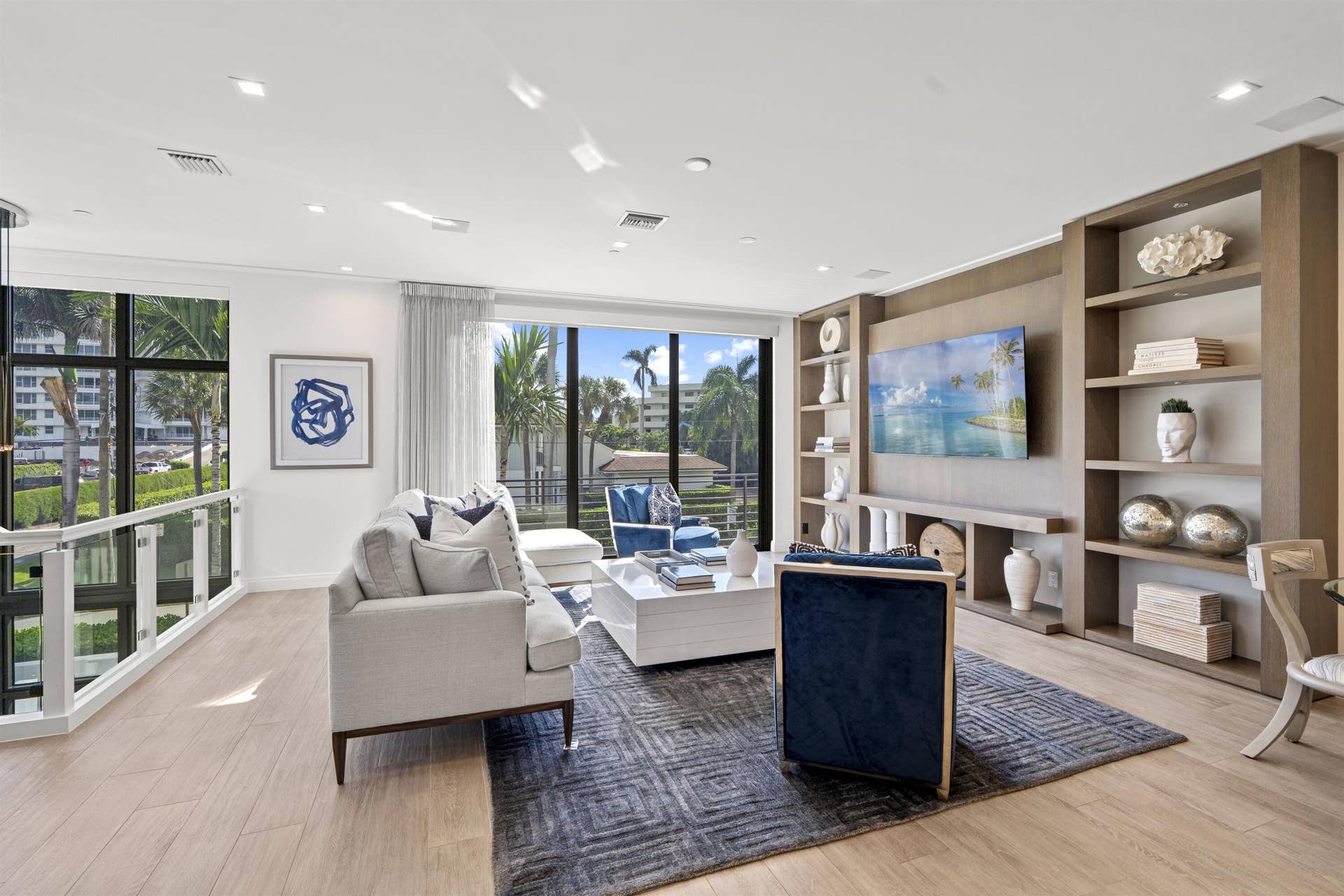 Living/Dining Room on 2nd Floor open to Balcony