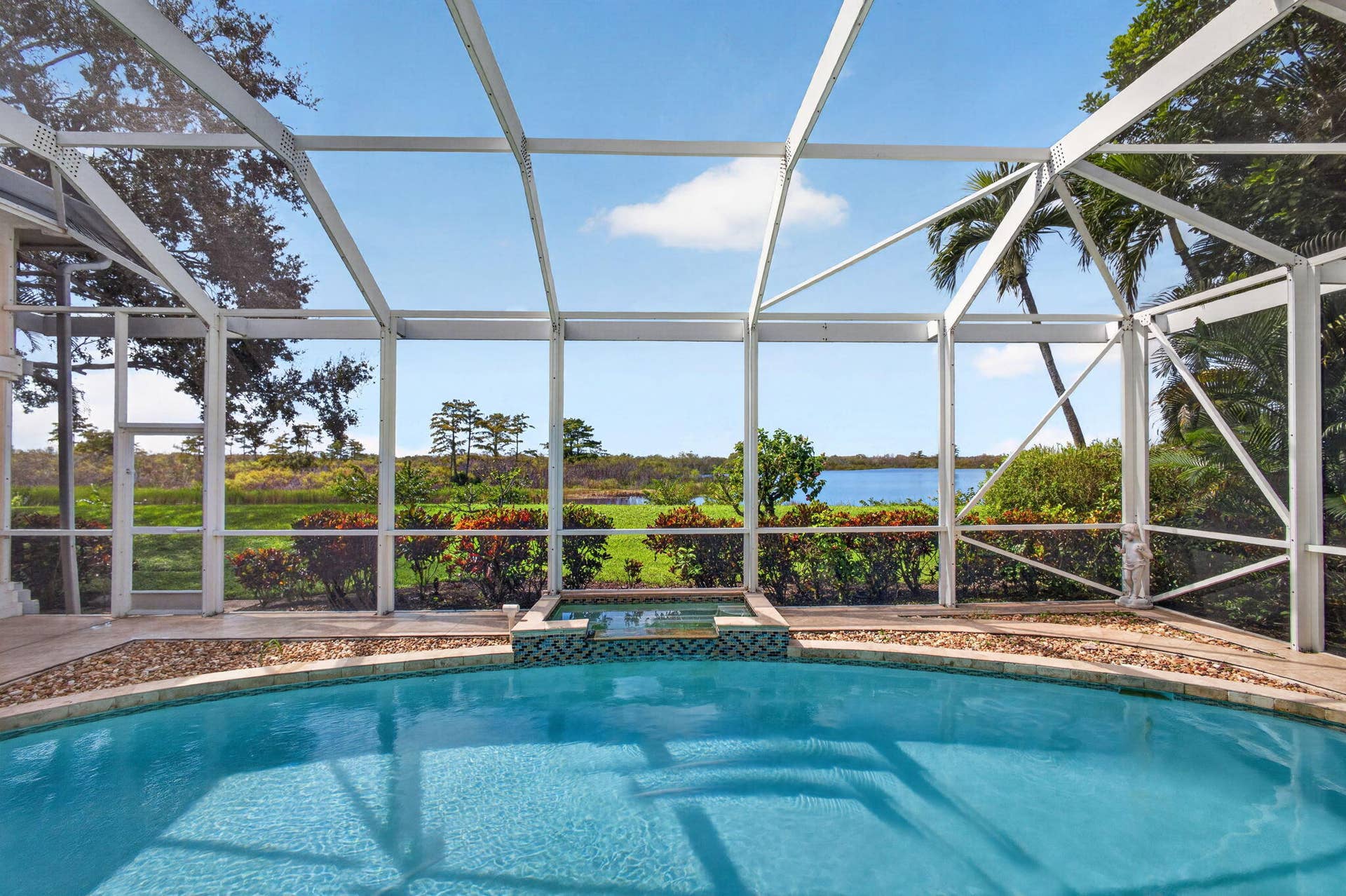 42 Windward Isle, Palm Beach Gardens, FL 33418 VIEW FROM POOL