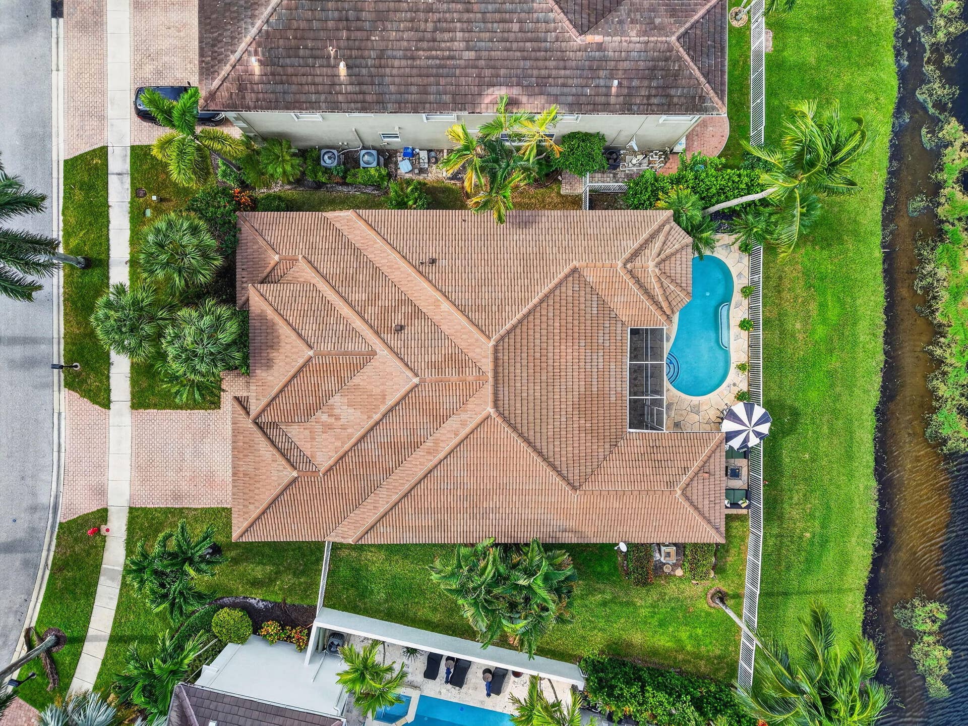 6634 Houlton Circle, Lake Worth, FL 33467 Aerial Top View