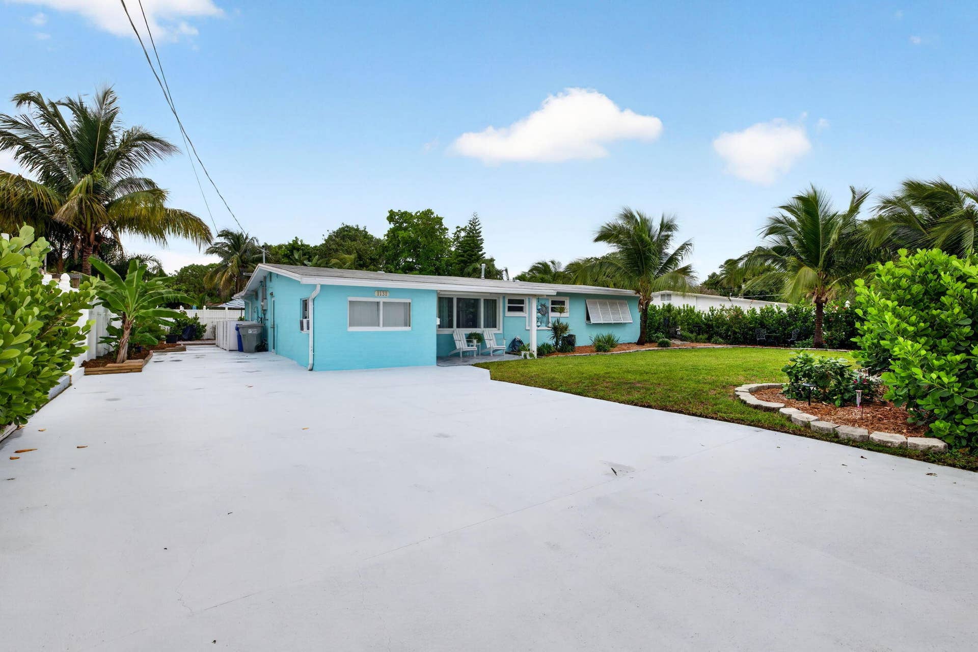 Extra large driveway