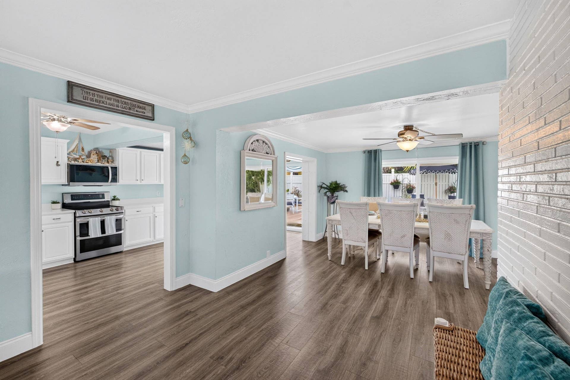 Kitchen and dining room