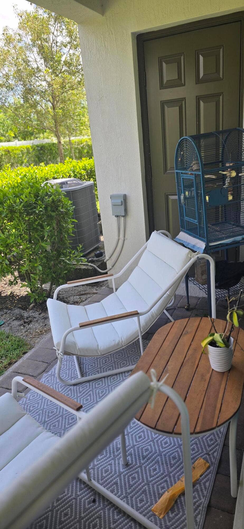 4194 BENT RIVER Road, Lake Worth, FL 33467 BACK PATIO WITH STORAGE ROOM