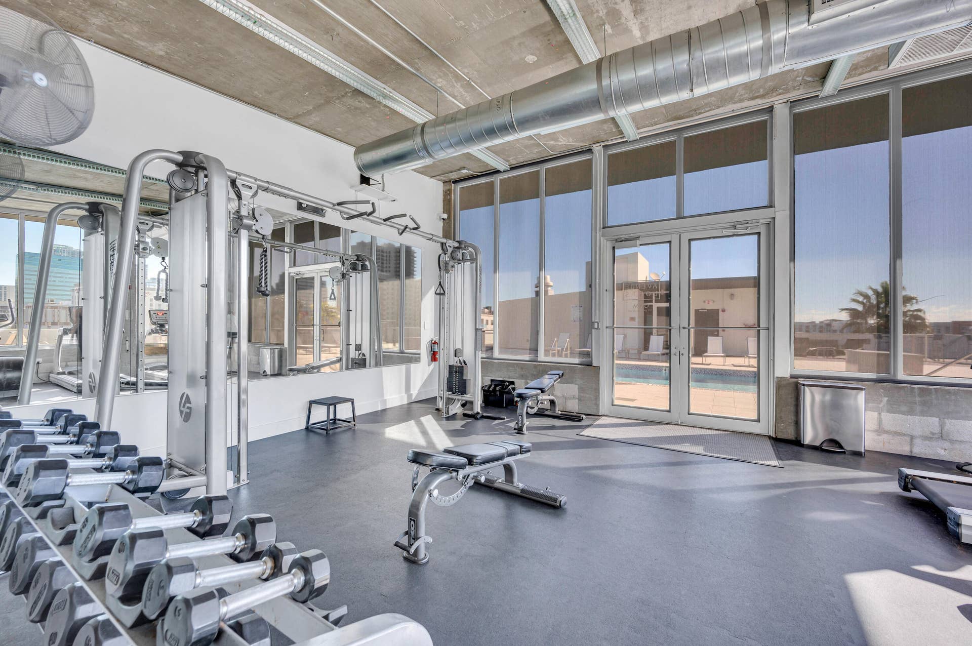 435 N Andrews Avenue, #401, Fort Lauderdale, FL 33301 Avenue lofts gym