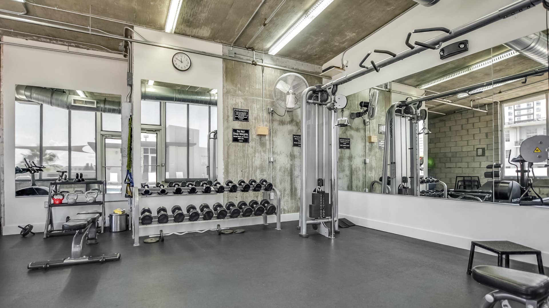 435 N Andrews Avenue, #401, Fort Lauderdale, FL 33301 avenue lofts gym 2