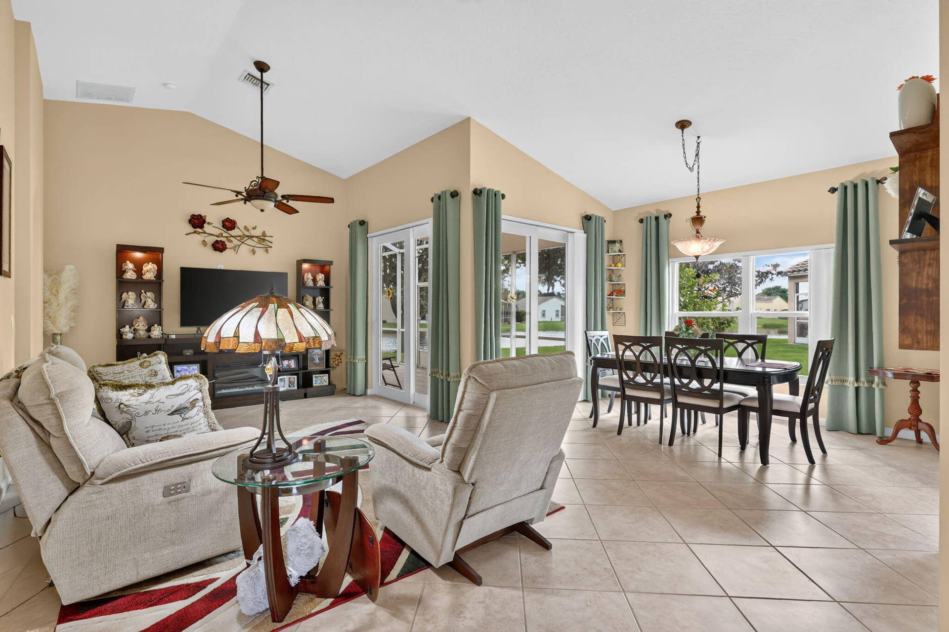 109 NW BAYCREST Court, Port St Lucie, FL 34986 Living Room and Dining Room