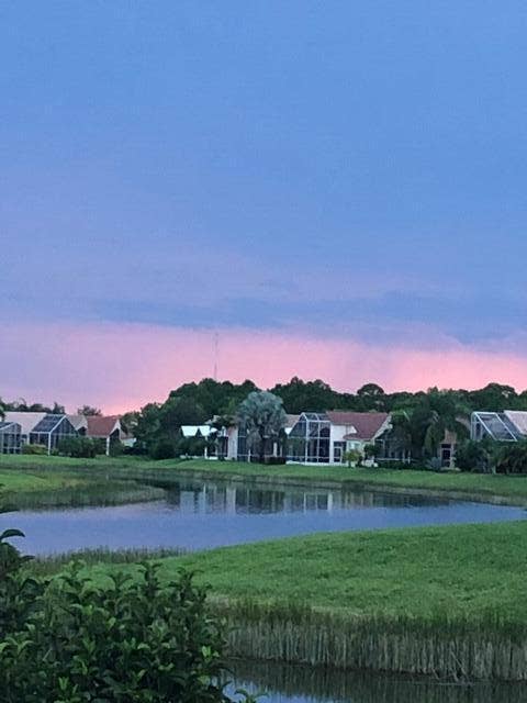 109 NW BAYCREST Court, Port St Lucie, FL 34986 Beautiful Sunsets across the lakes