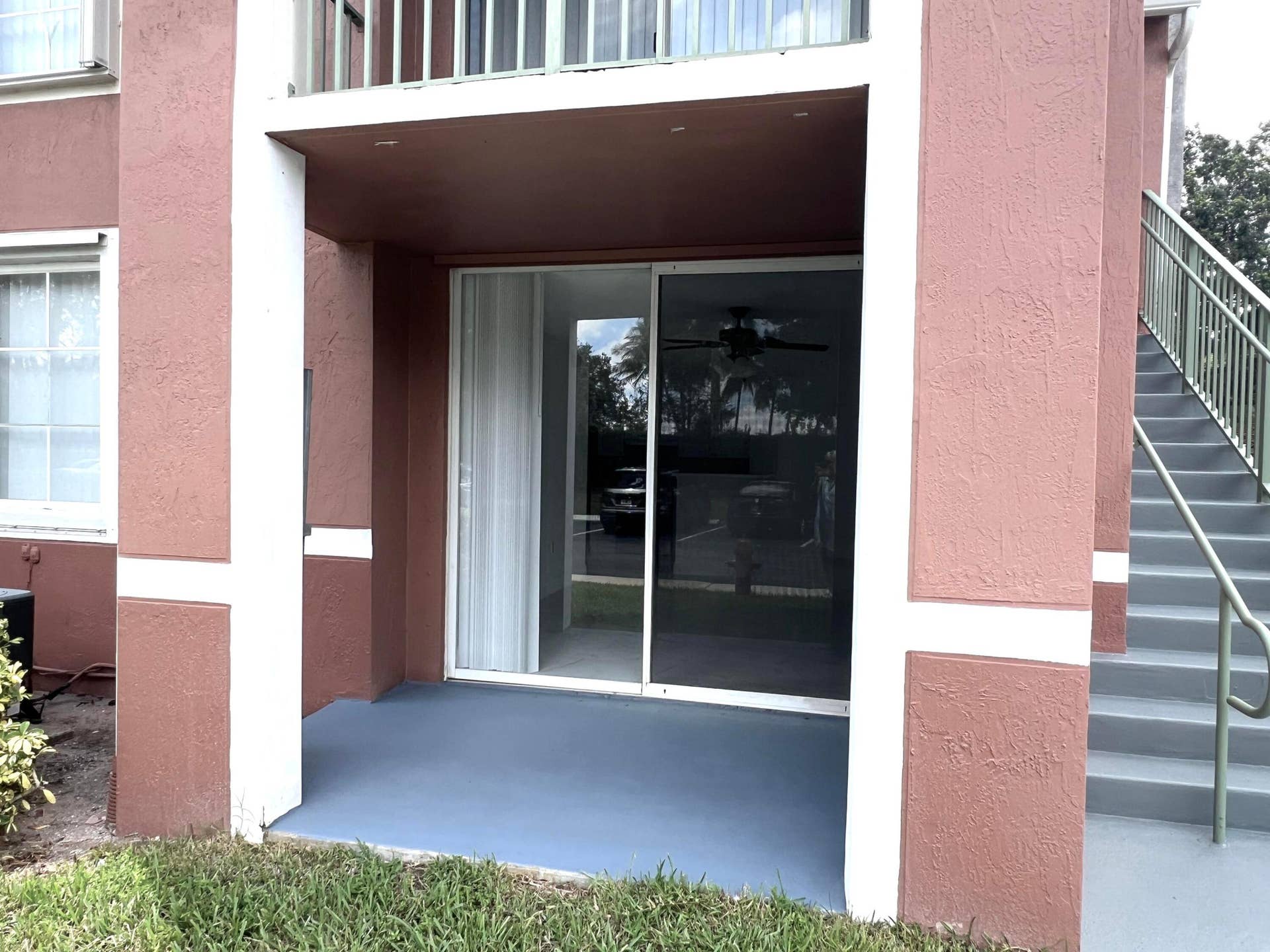 Covered balcony