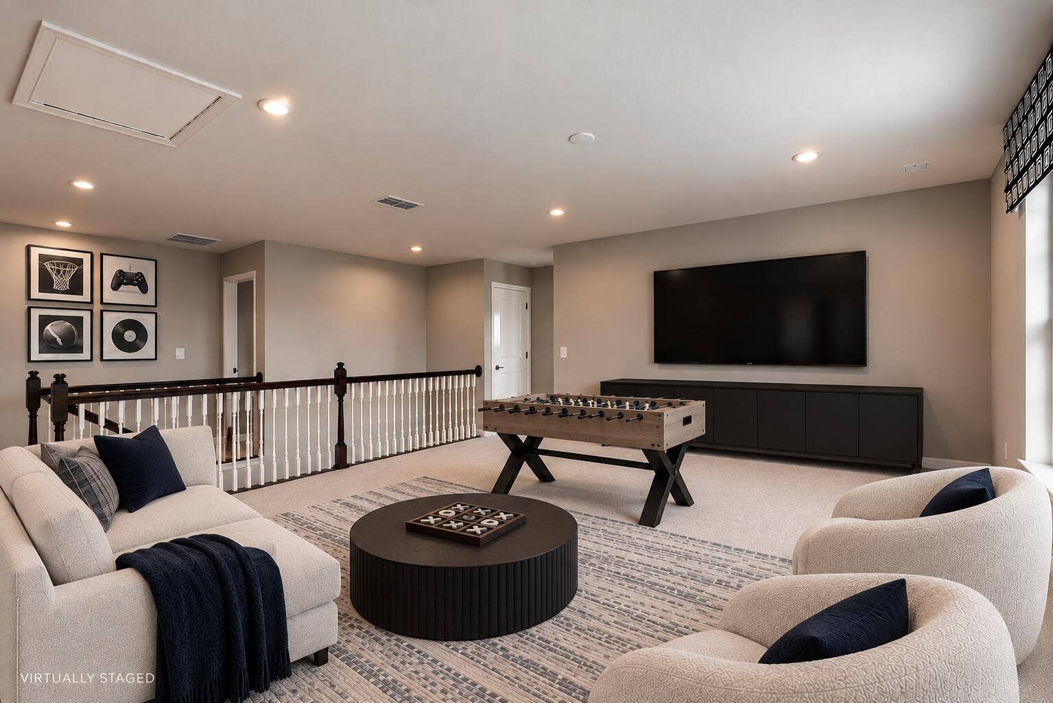 6555 POMELLO Court, Vero Beach, FL 32967 Minimalist Loft Game Lounge