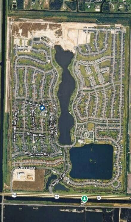 1115 TIMBER REAP Trail, The Acreage, FL 33470 aerial from pc 1