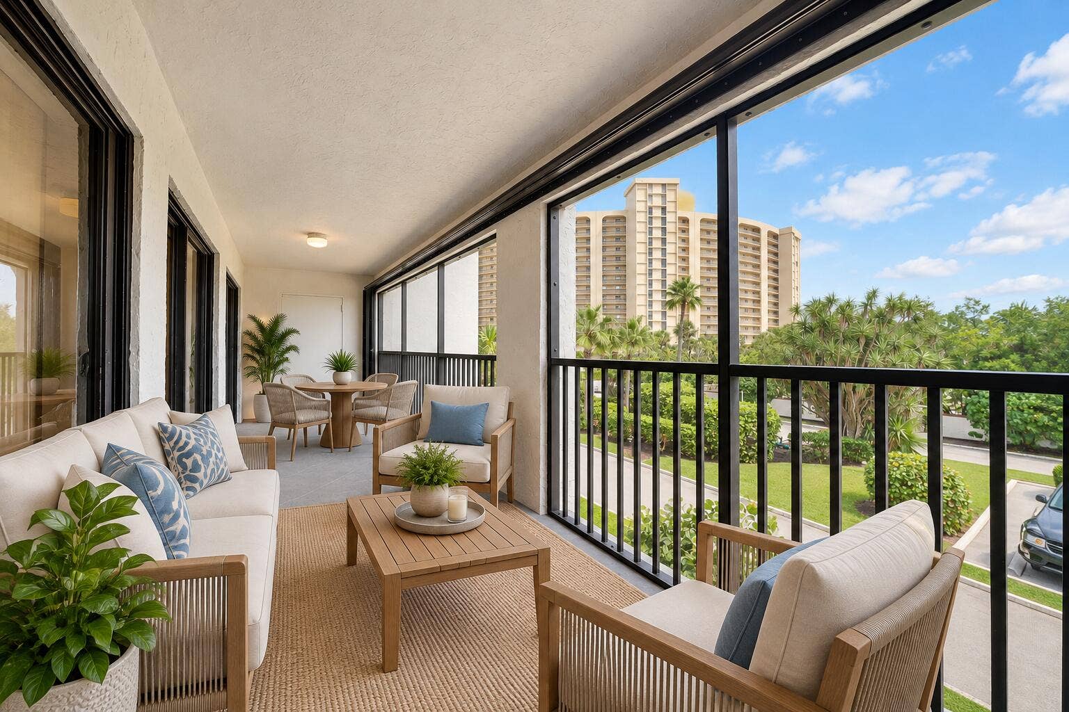 Virtually Staged Patio