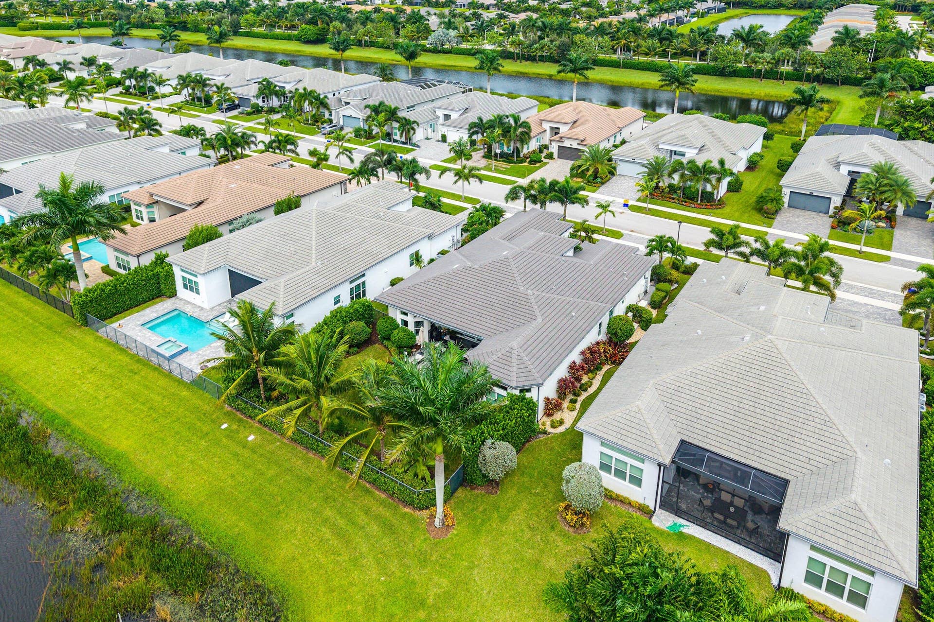 12953 VENETO SPRINGS Drive, Boynton Beach, FL 33473 Aerial View of House