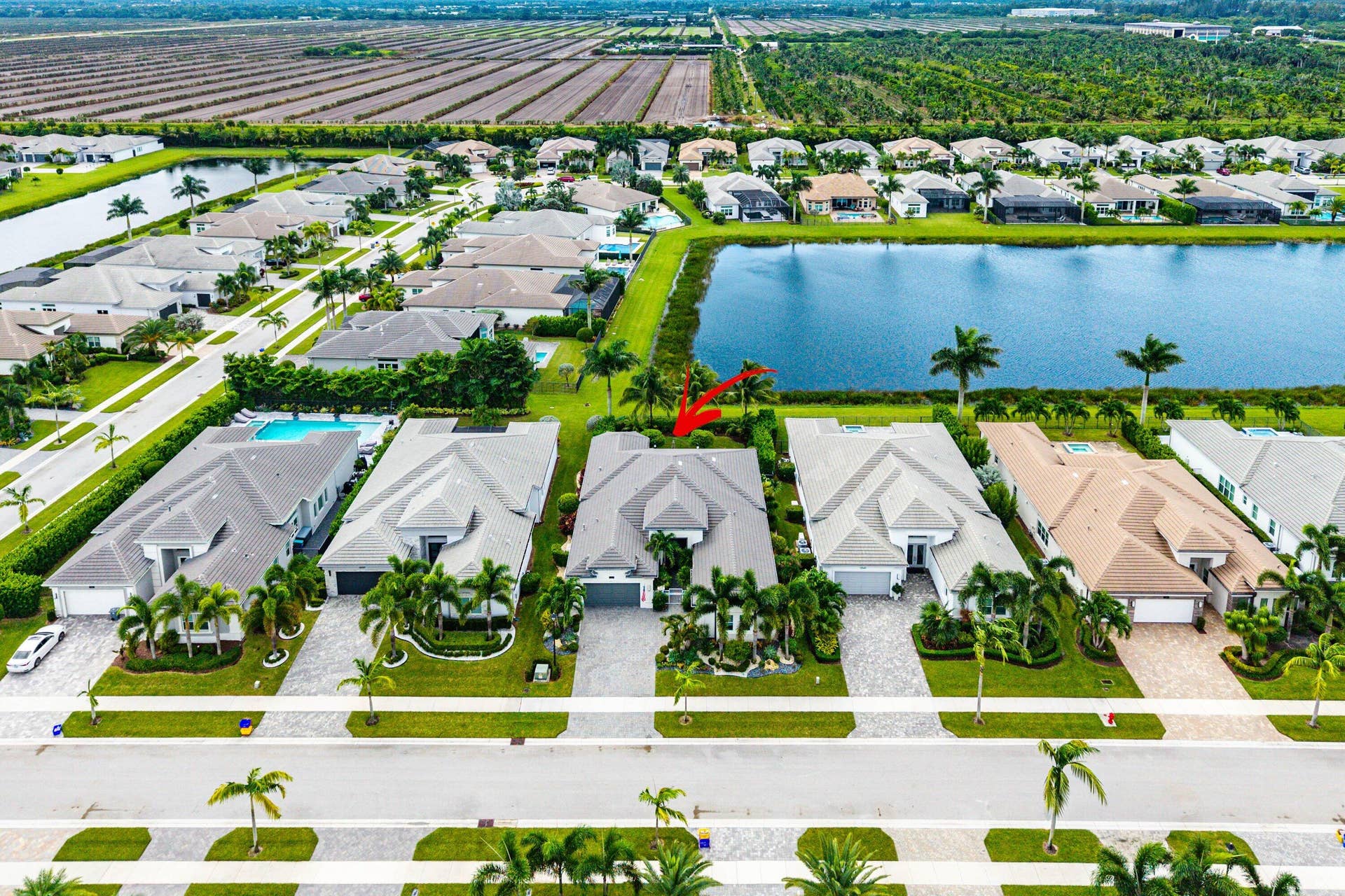 12953 VENETO SPRINGS Drive, Boynton Beach, FL 33473 Aerial View of House