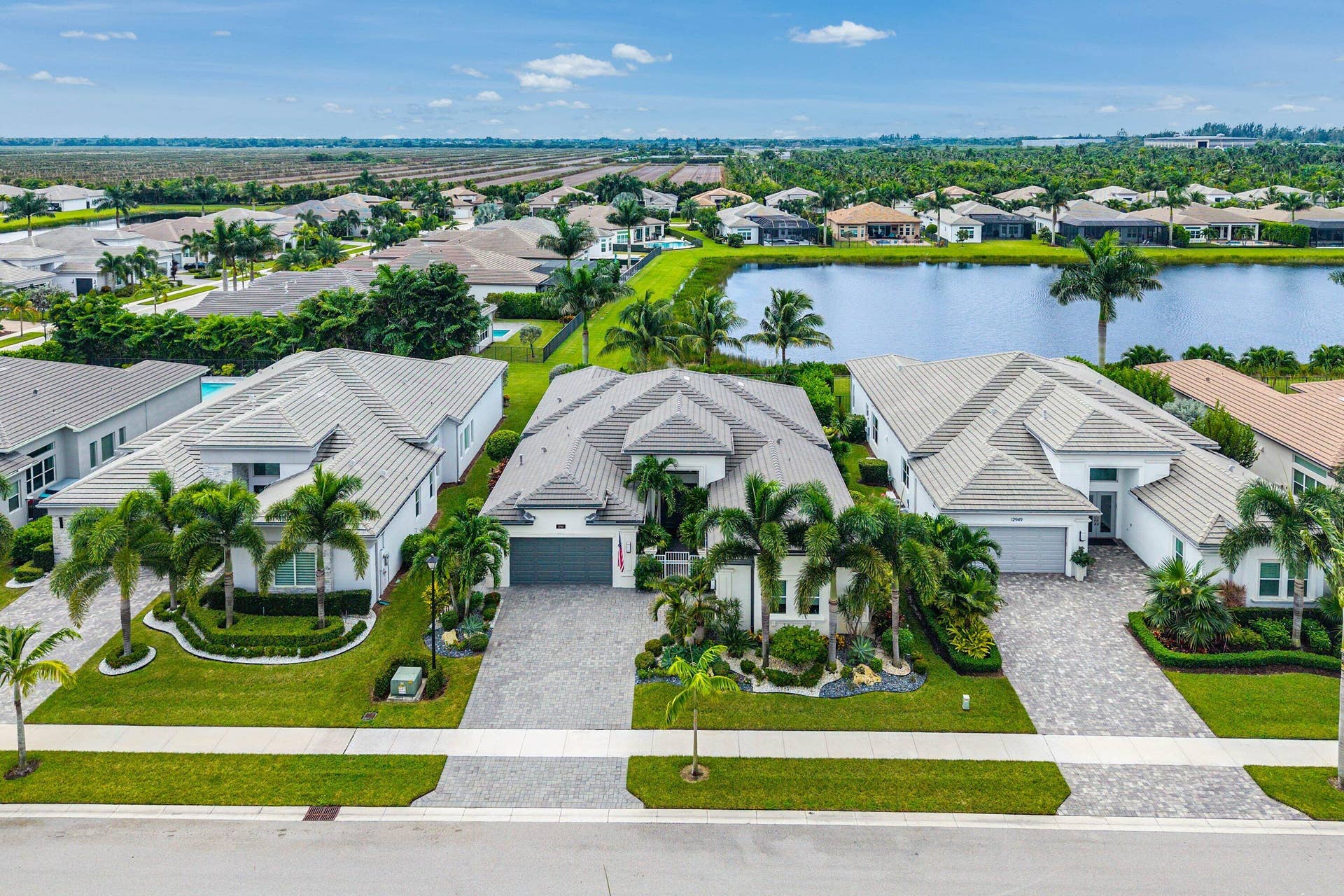 12953 VENETO SPRINGS Drive, Boynton Beach, FL 33473 Aerial View of House