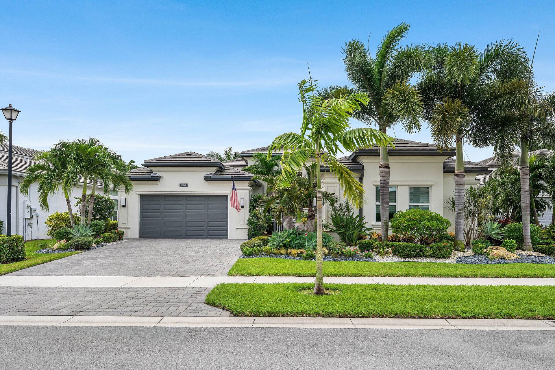 12953 VENETO SPRINGS Drive, Boynton Beach, FL 33473 The Crown section has sidewalks on both sides of the street