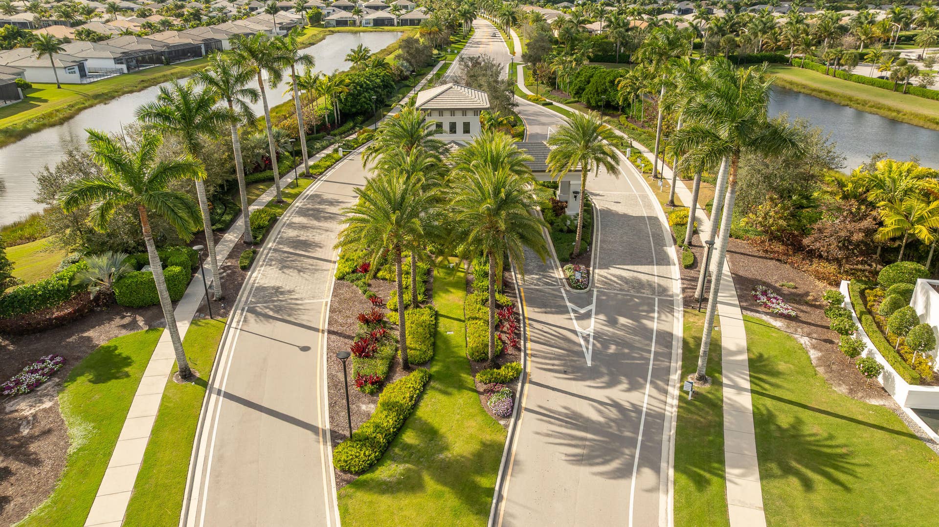 12953 VENETO SPRINGS Drive, Boynton Beach, FL 33473 Entry To Valencia Sound From Lyons Entry With Security Office And Gates