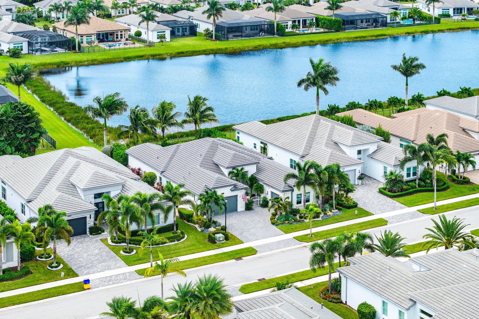 12953 VENETO SPRINGS Drive, Boynton Beach, FL 33473 Aerial View of House