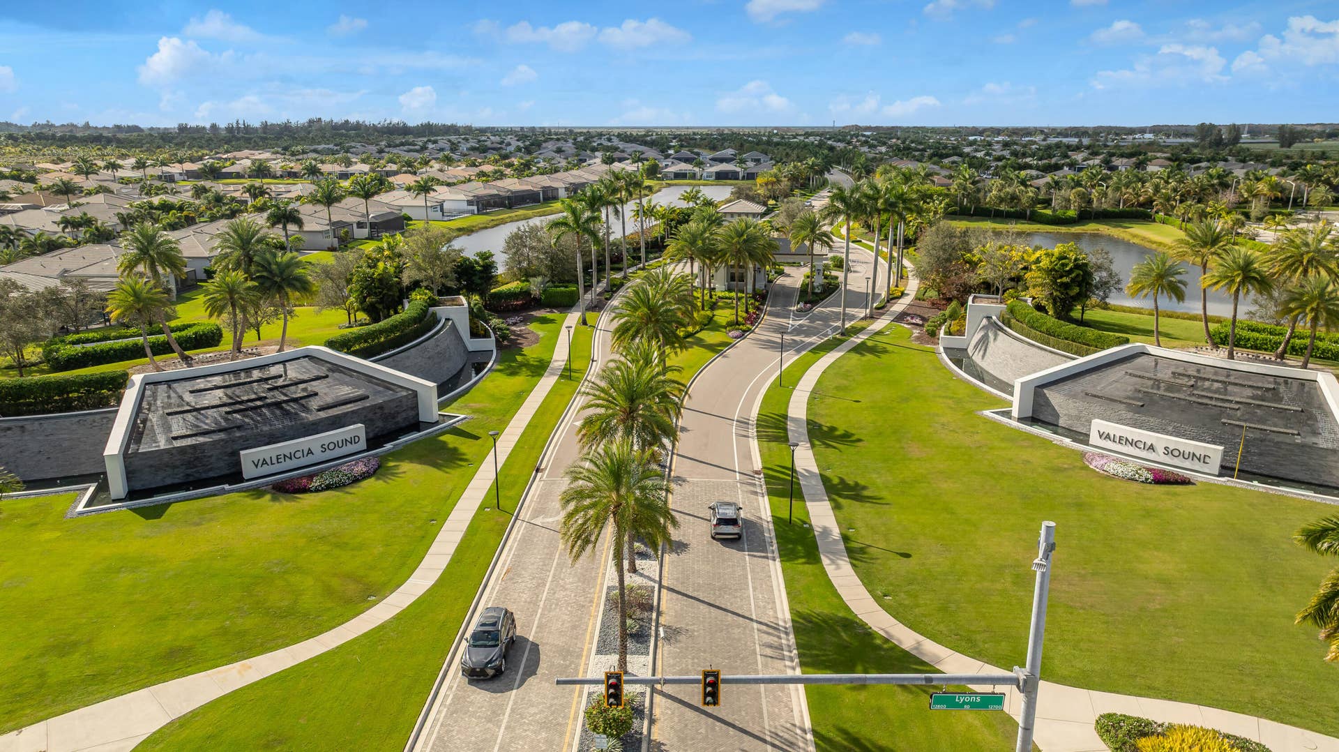 12953 VENETO SPRINGS Drive, Boynton Beach, FL 33473 Entry To Valencia Sound From Lyons Road Entry With Manned Security Office And Gate