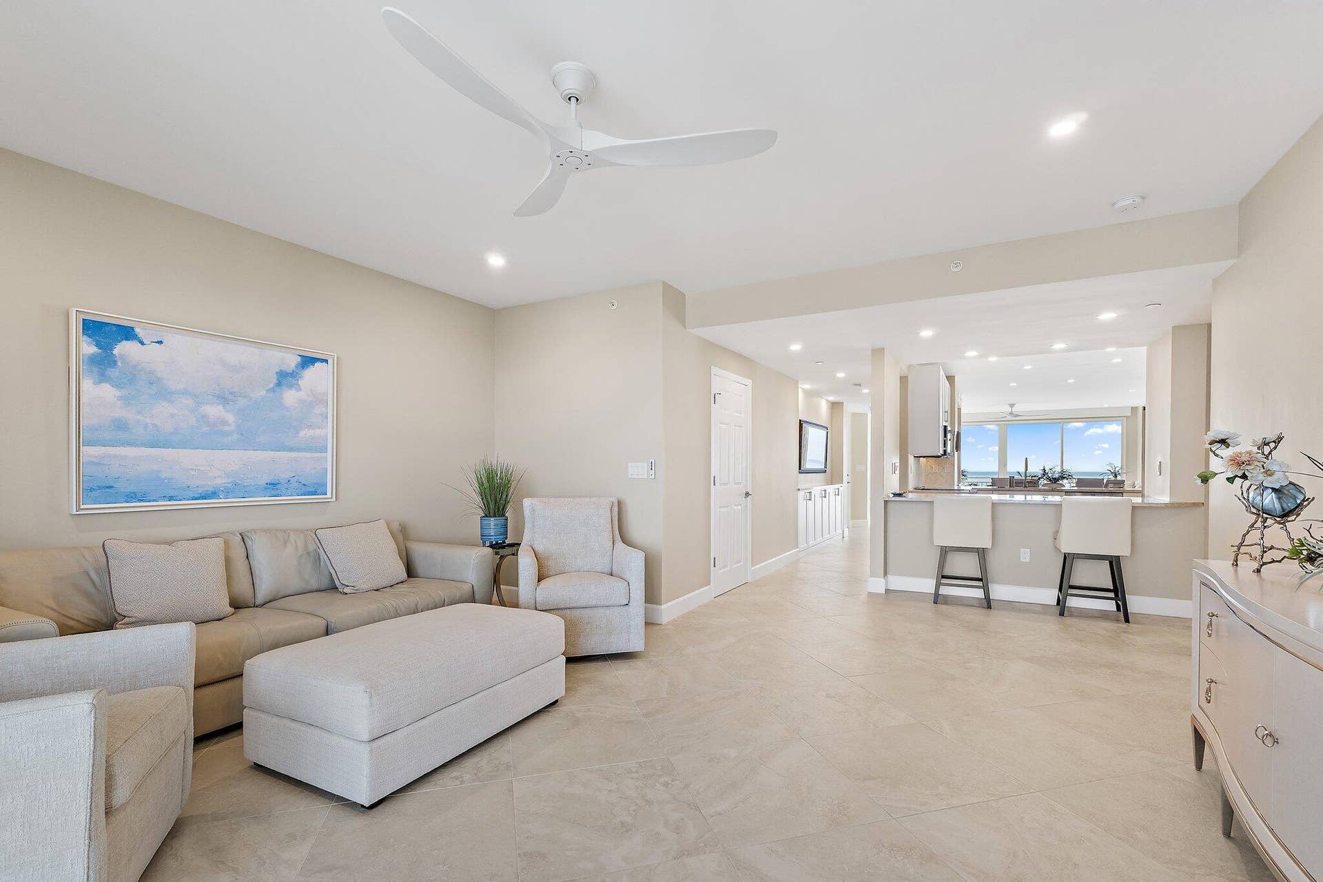 Views from open floor plan