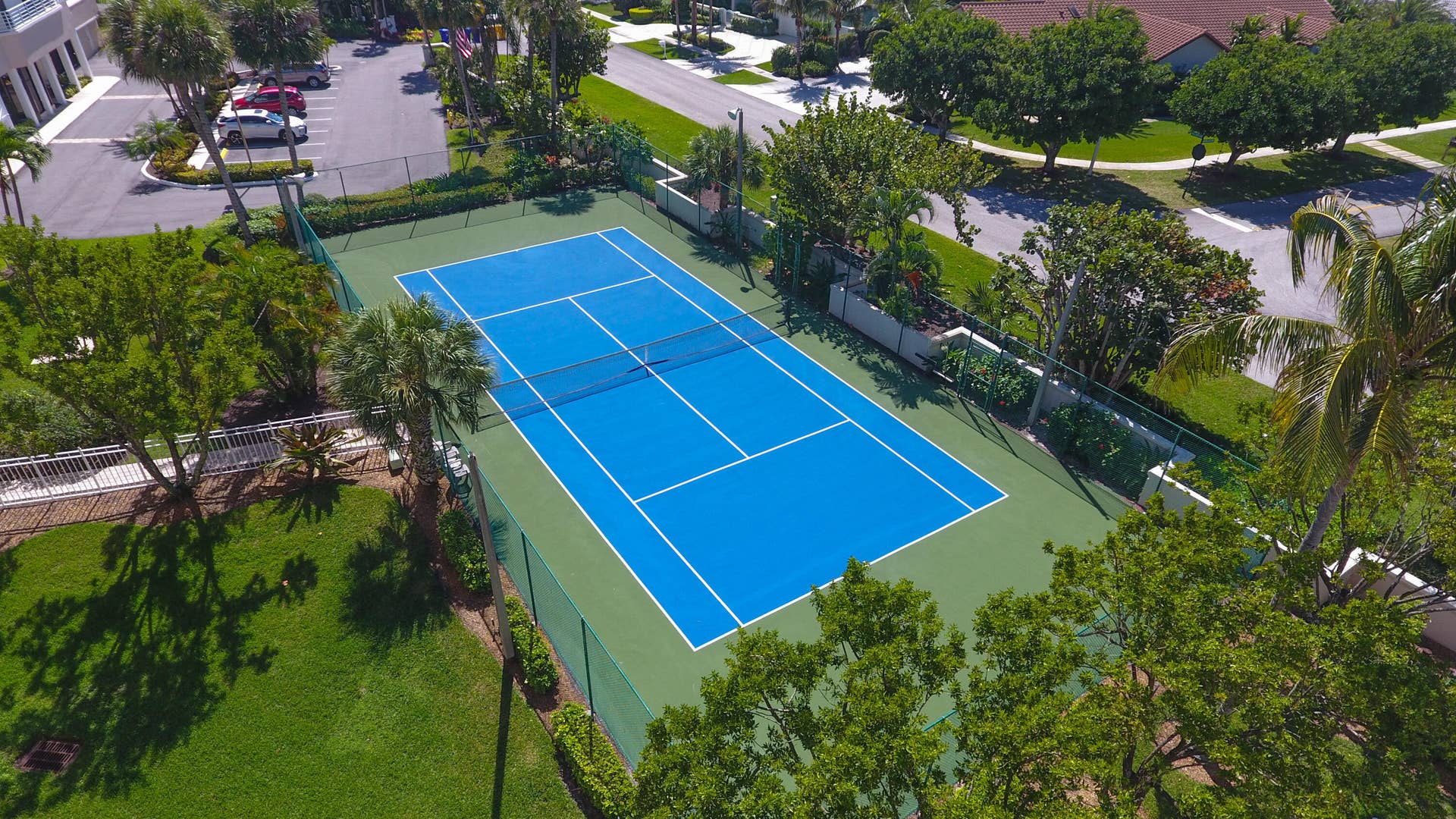 Shared Tennis Court