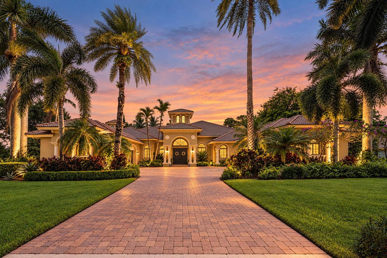 7730 Woodsmuir Drive, West Palm Beach, FL 33412 Grand Entrance
