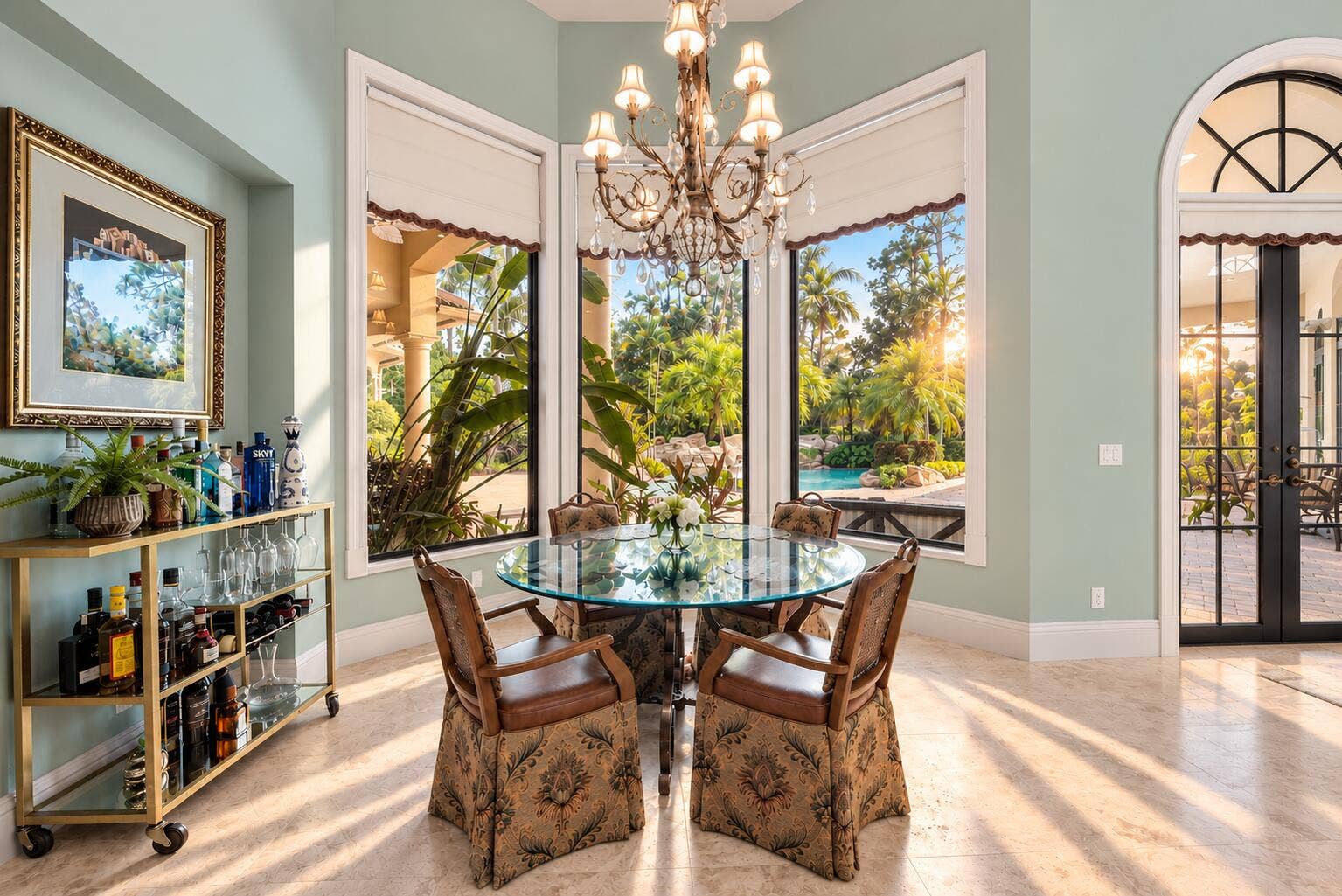 7730 Woodsmuir Drive, West Palm Beach, FL 33412 Sunlit Breakfast Nook