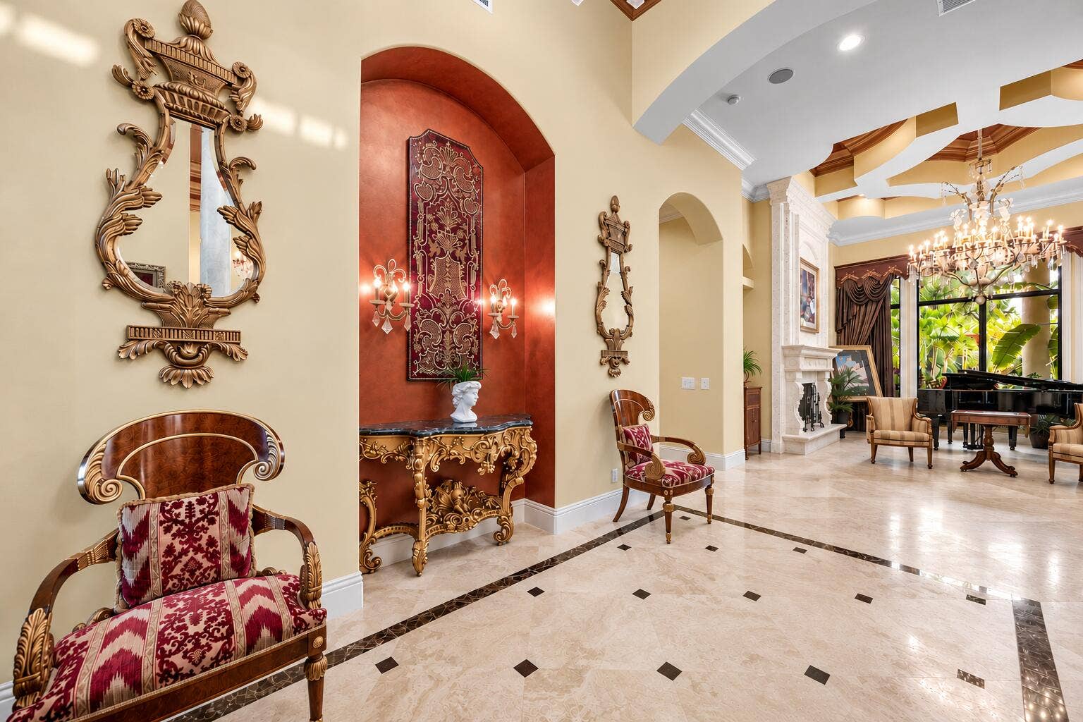 7730 Woodsmuir Drive, West Palm Beach, FL 33412 Elegant Foyer