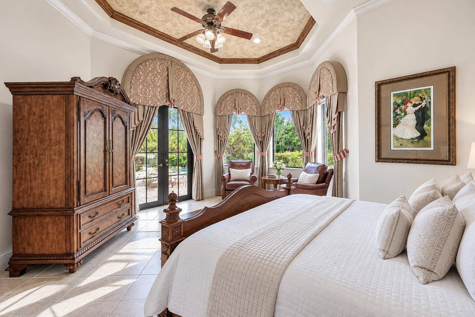 7730 Woodsmuir Drive, West Palm Beach, FL 33412 Guest House Opens to Pool & Gardens