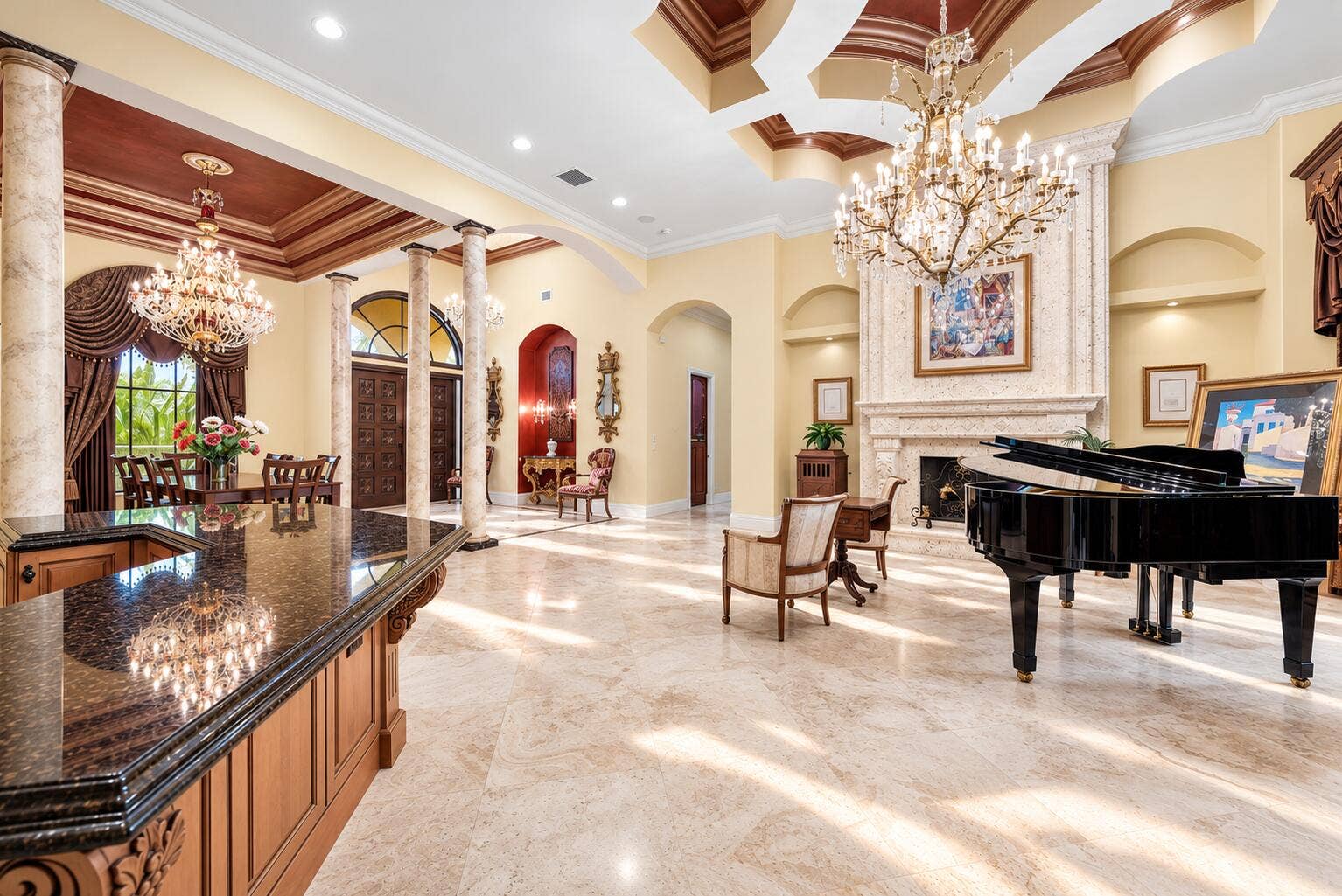 7730 Woodsmuir Drive, West Palm Beach, FL 33412 Beautiful Flow Throughout Living Areas