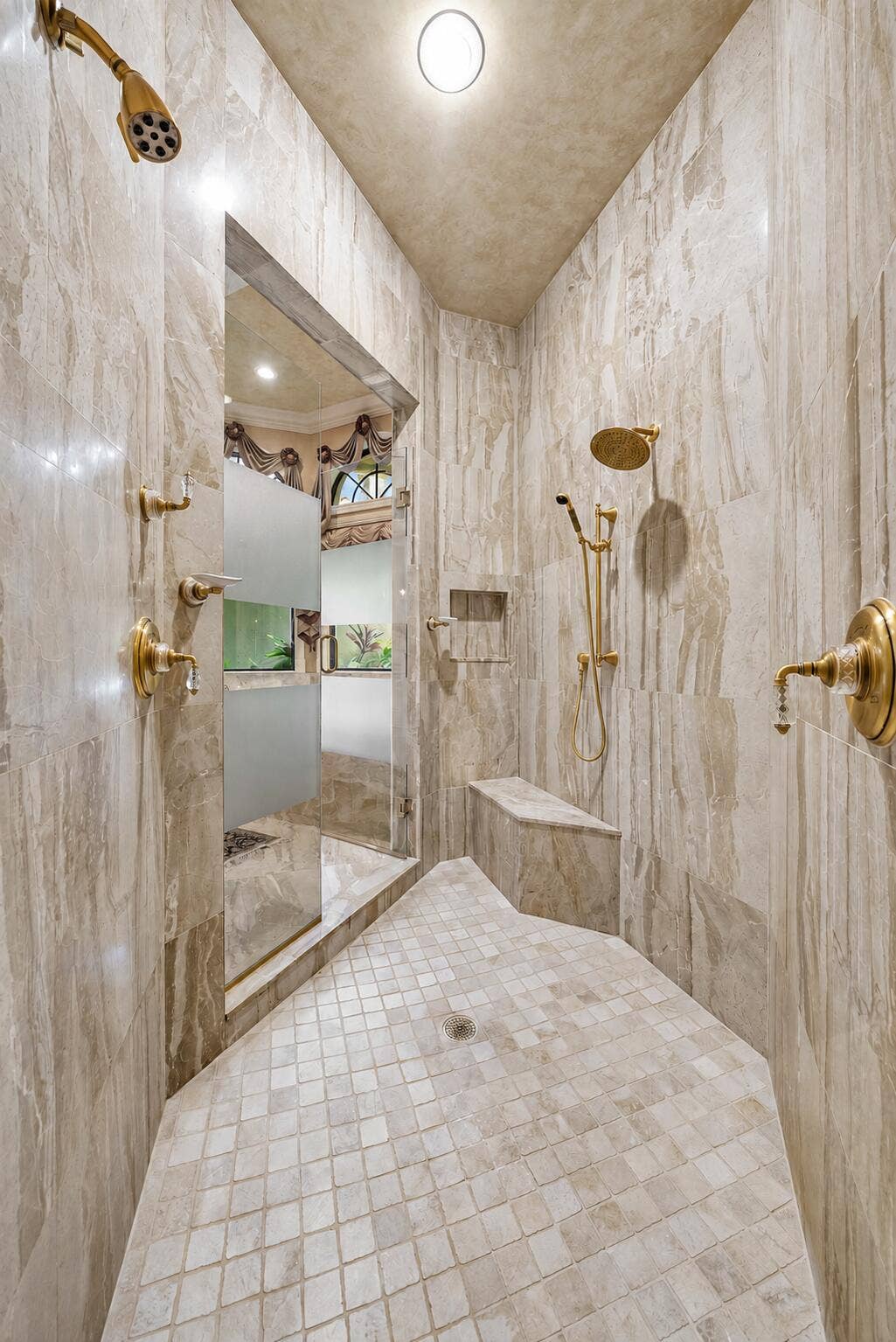 7730 Woodsmuir Drive, West Palm Beach, FL 33412 All Marble Dual Access Luxury Spa Shower