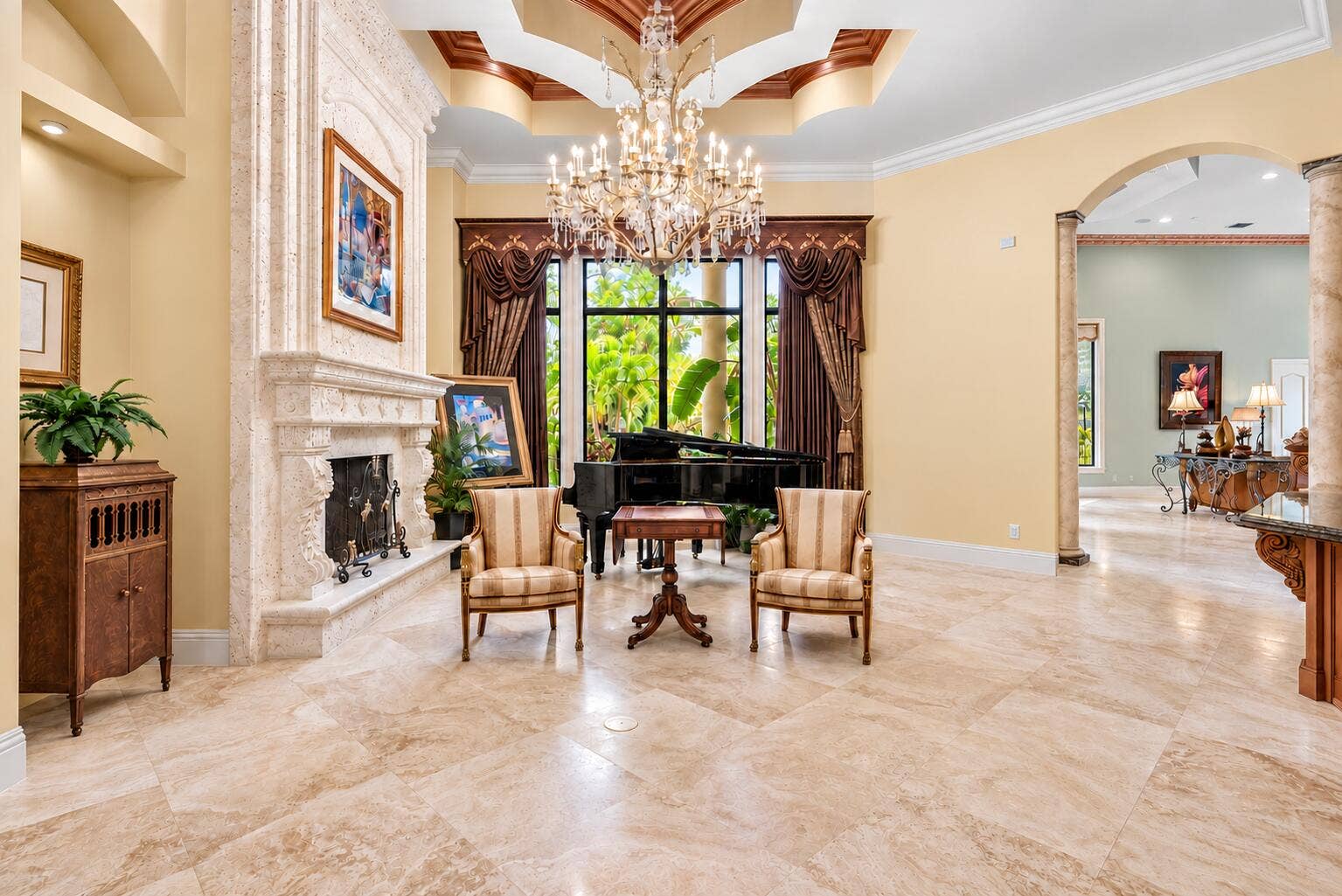 7730 Woodsmuir Drive, West Palm Beach, FL 33412 Formal Sitting Room