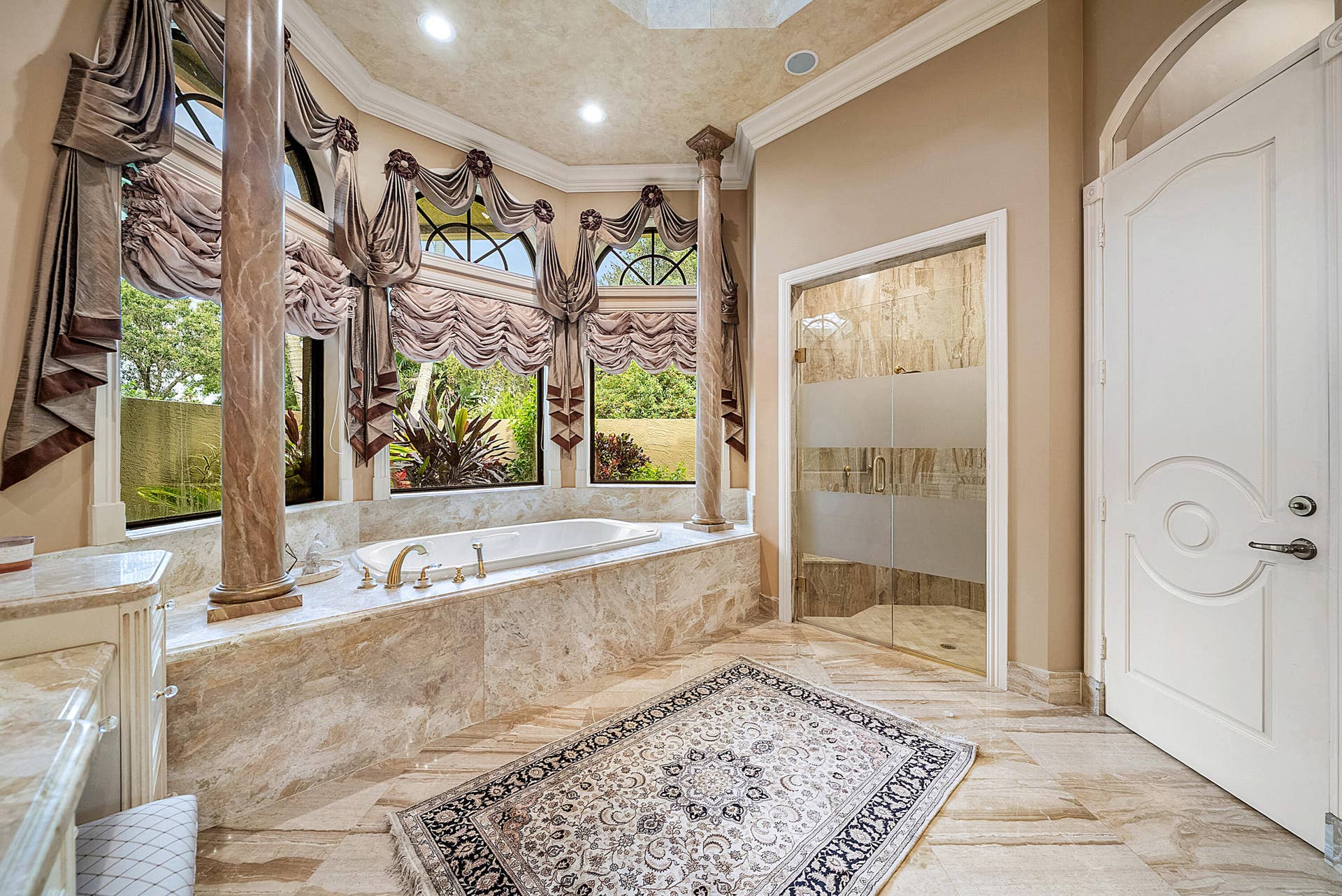 7730 Woodsmuir Drive, West Palm Beach, FL 33412 Stunning All Marble Shower