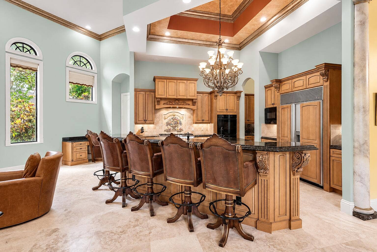 7730 Woodsmuir Drive, West Palm Beach, FL 33412 Expansive Island