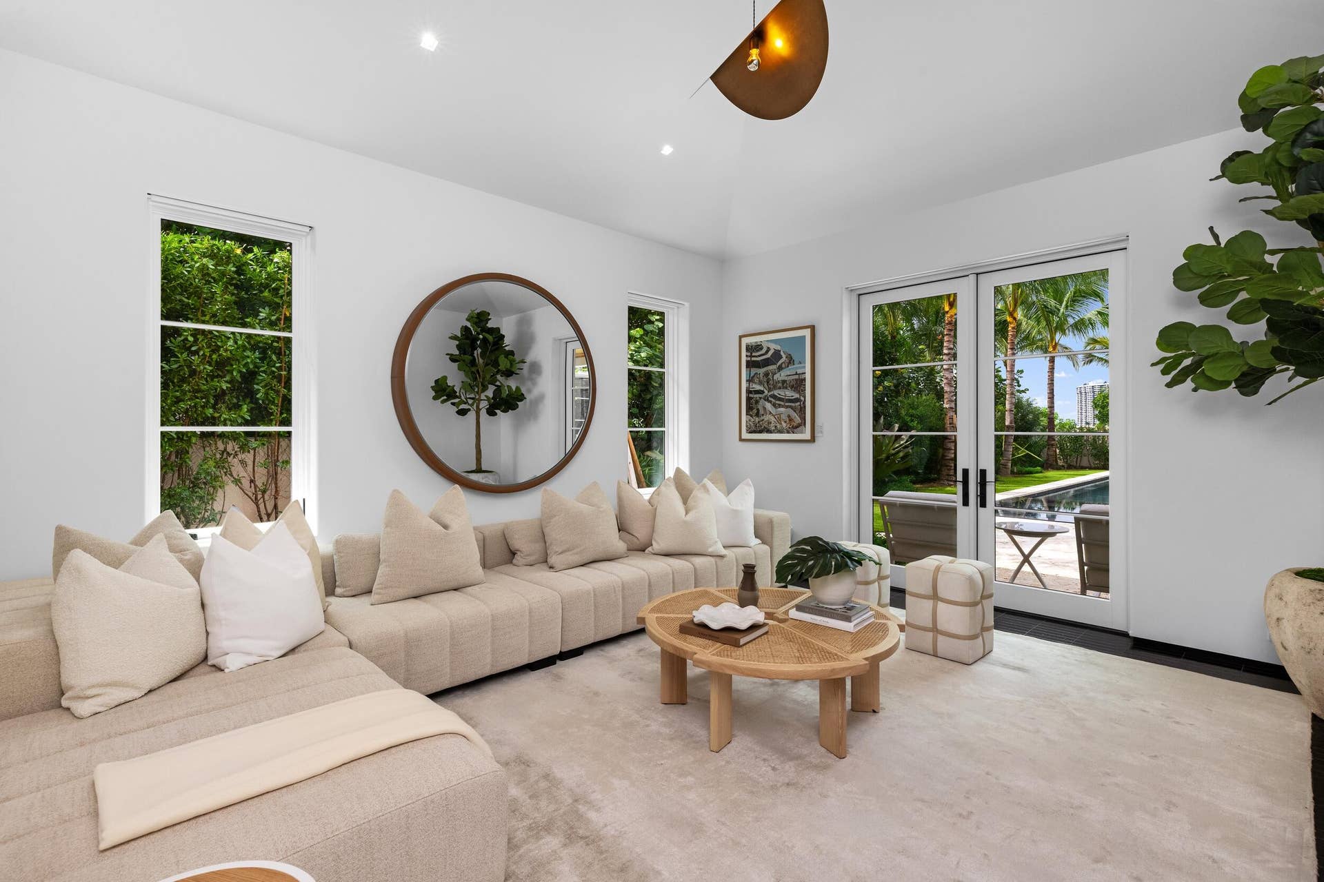 1265 N Lake Way, Palm Beach, FL 33480 52 - Cabana:Guest Bed 4