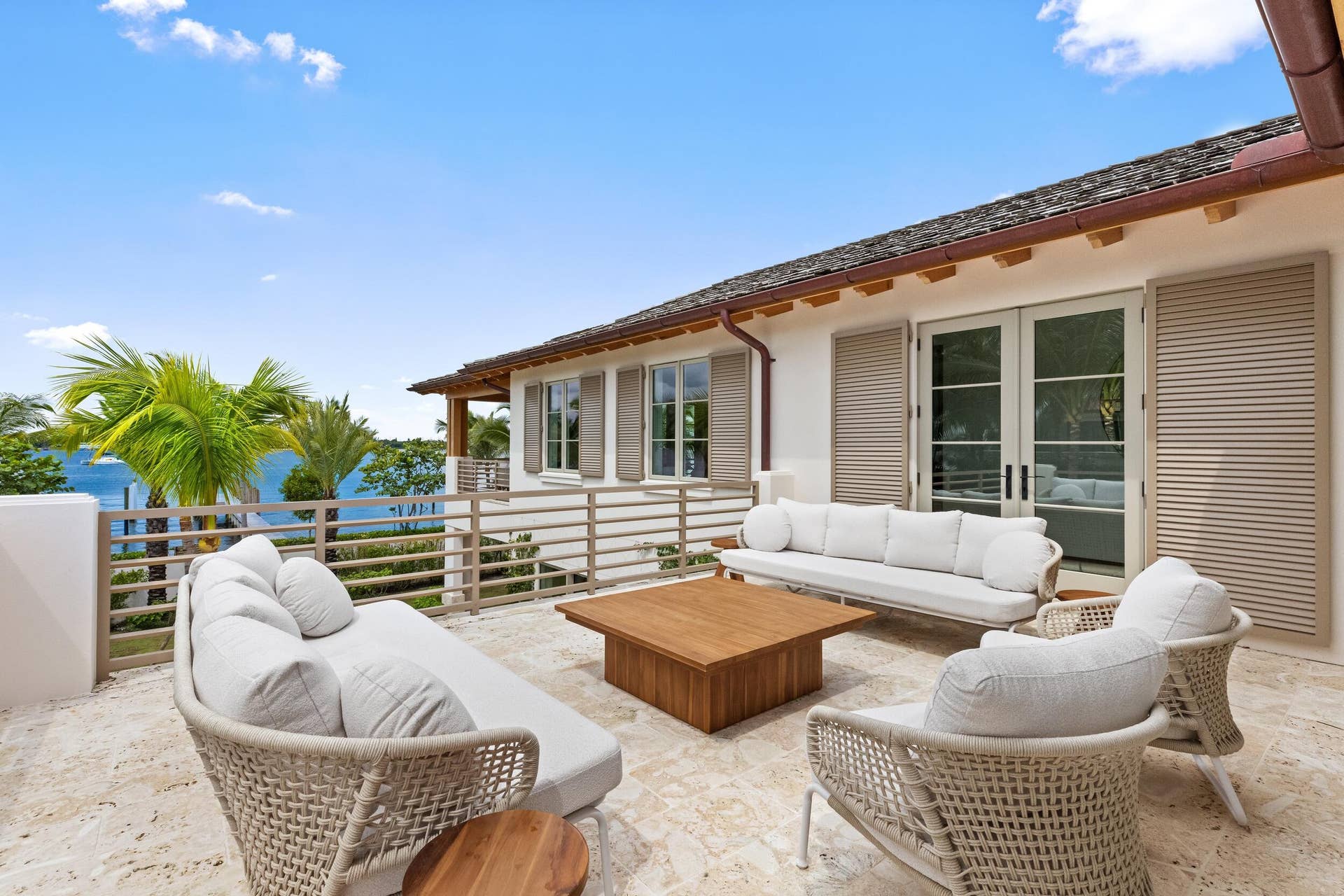 1265 N Lake Way, Palm Beach, FL 33480 46 - Guest Bed 1 Terrace
