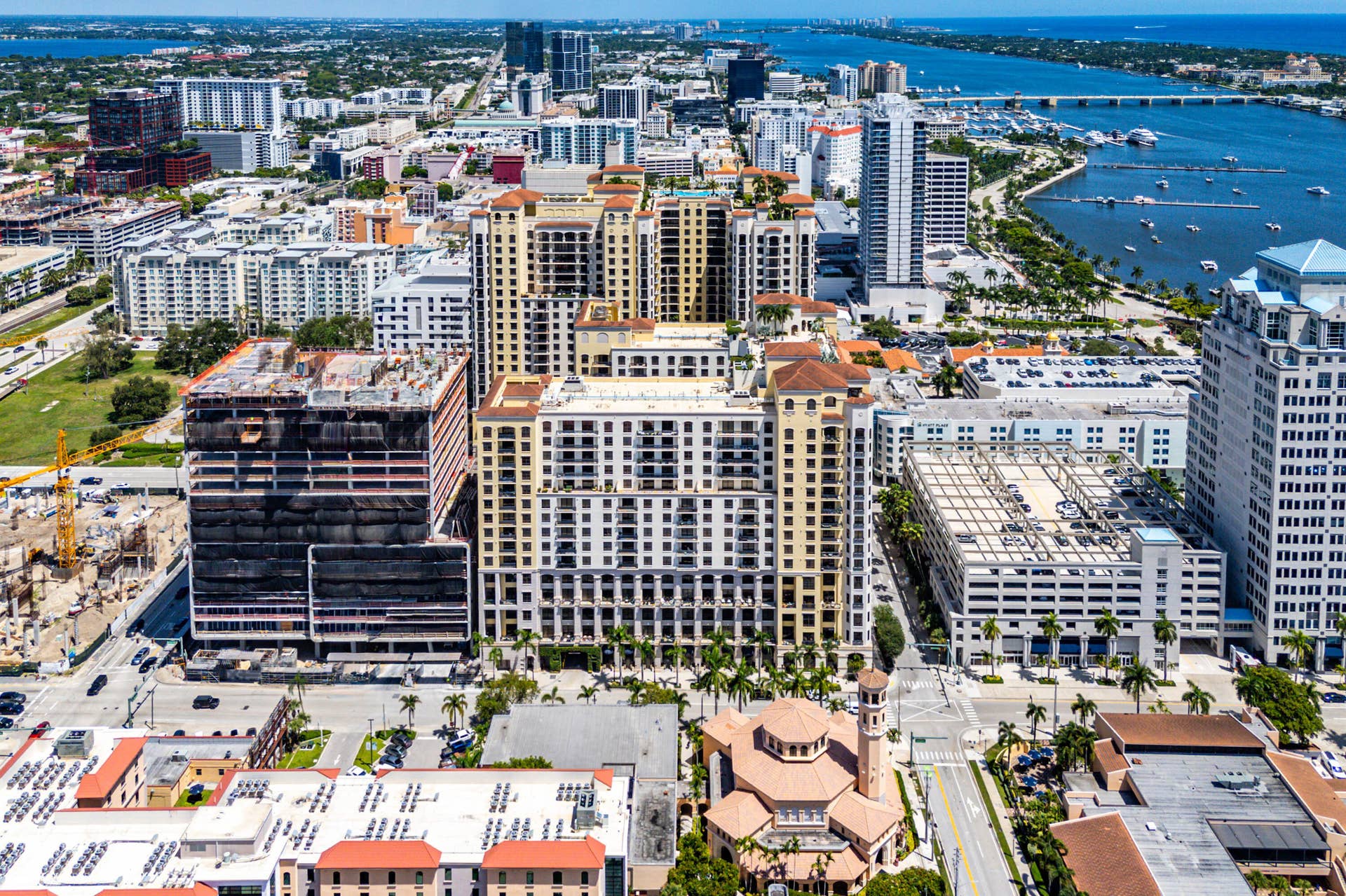 801 S OLIVE Avenue, #1027, West Palm Beach, FL 33401 Aerial view