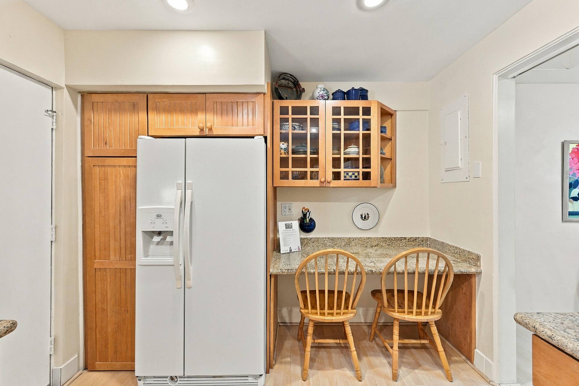 1101 SAINT ANDREWS Road, #4, Hollywood, FL 33021 Kitchen with desk area