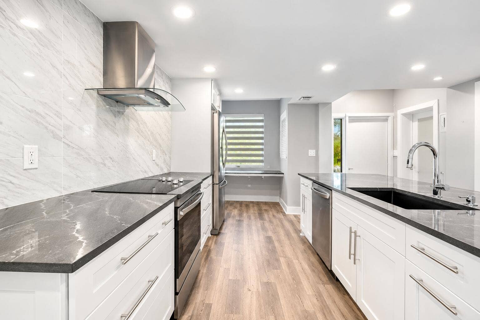 730 GREENSWARD Court, #108-J, Delray Beach, Delray Beach, FL 33445 Modern Luxury Galley Kitchen