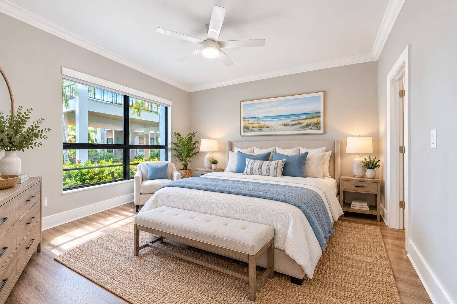 730 GREENSWARD Court, #108-J, Delray Beach, Delray Beach, FL 33445 Bright Coastal Second Bedroom Retreat