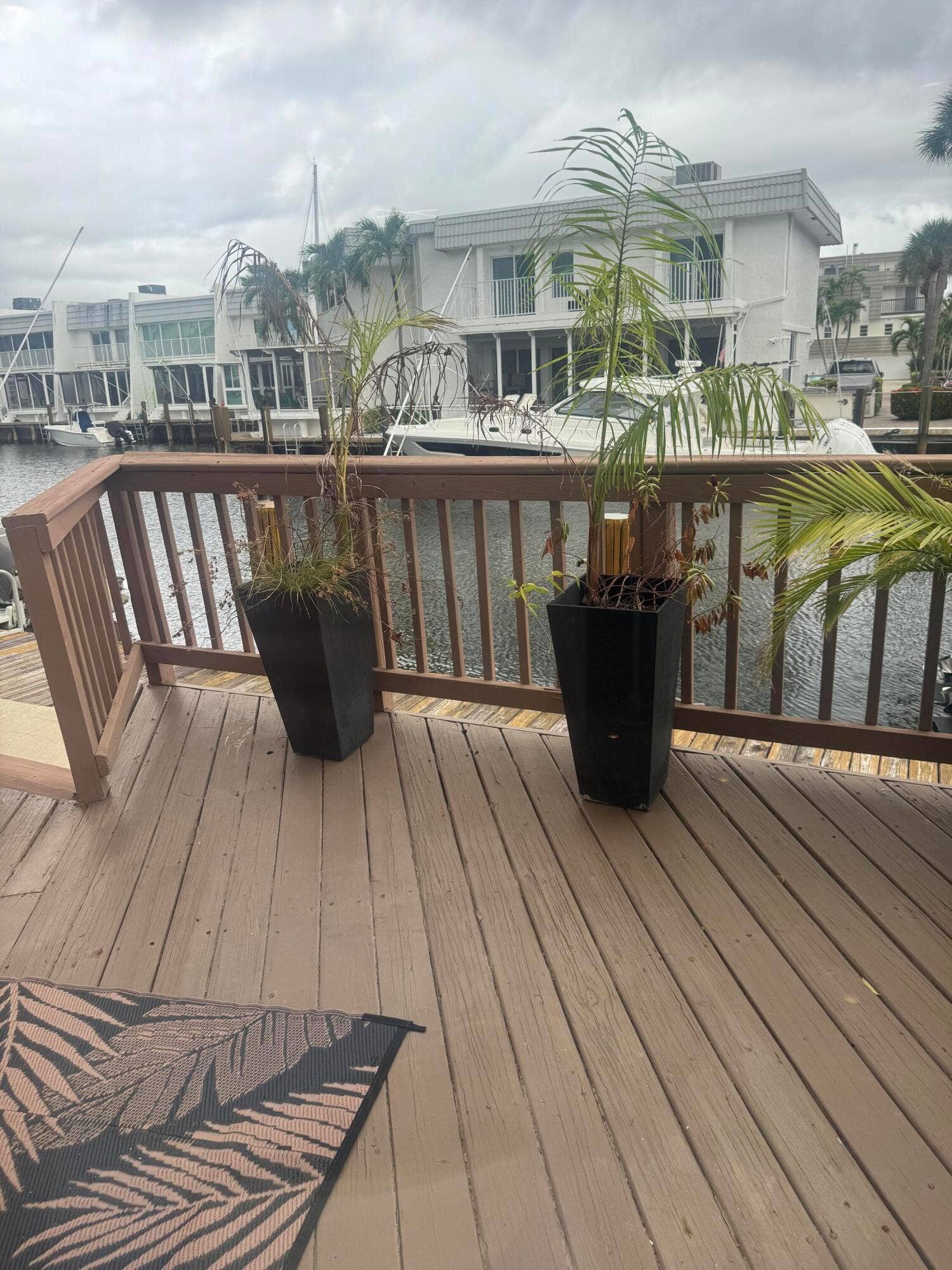 1127 BOCA COVE Lane, Highland Beach, FL 33487 large deck overlooking waterway