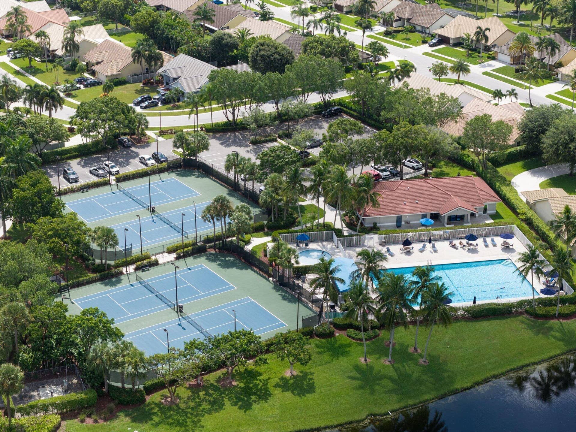 Tennis Court and Pool